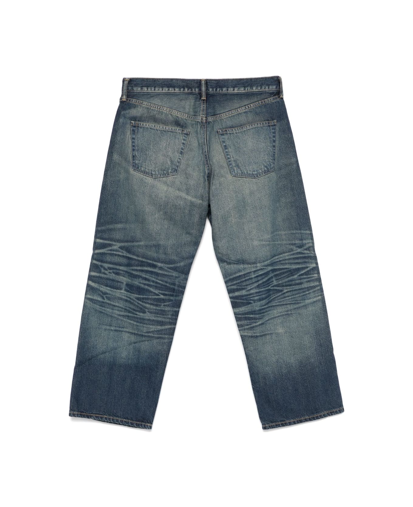 Junya Watanabe Cropped Denim Jeans - Blue