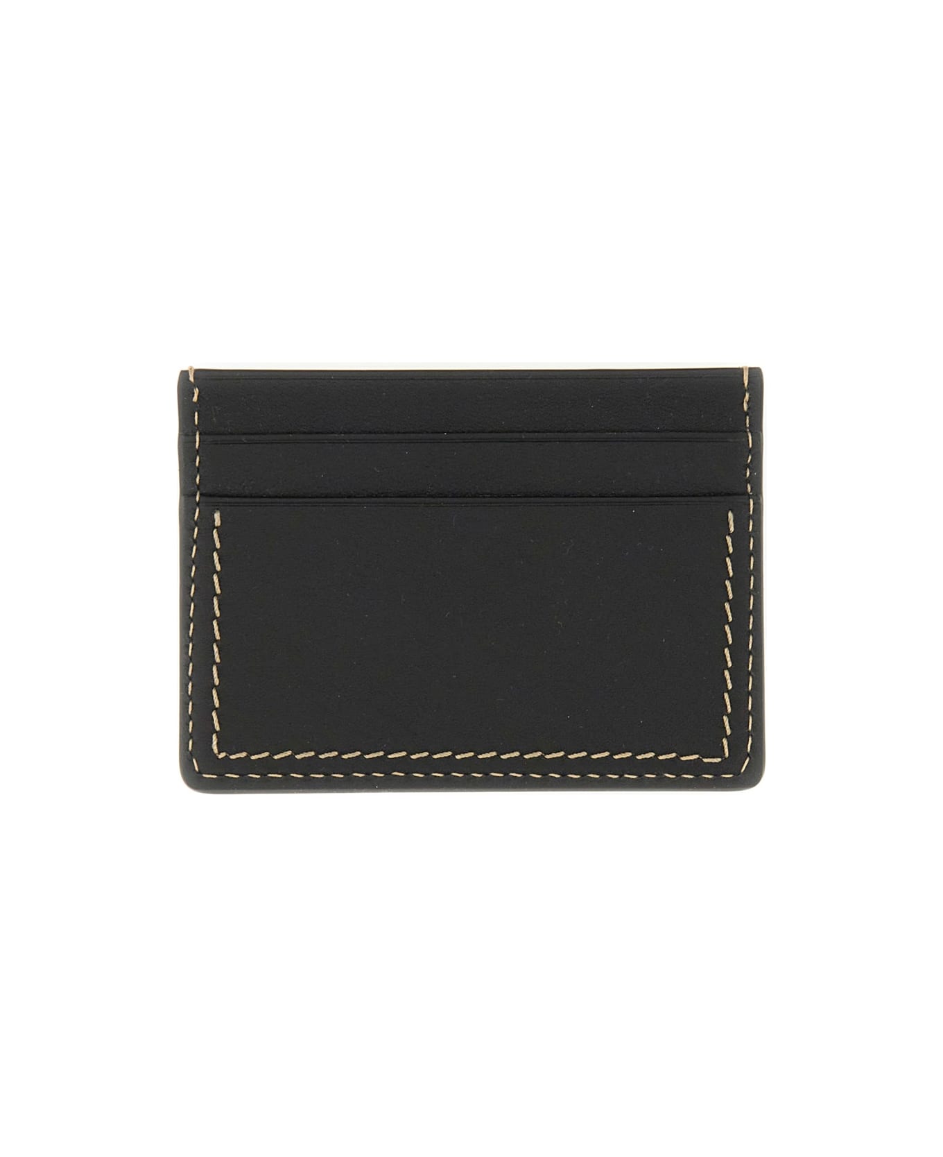 Jil Sander Leather Card Holder - BLACK