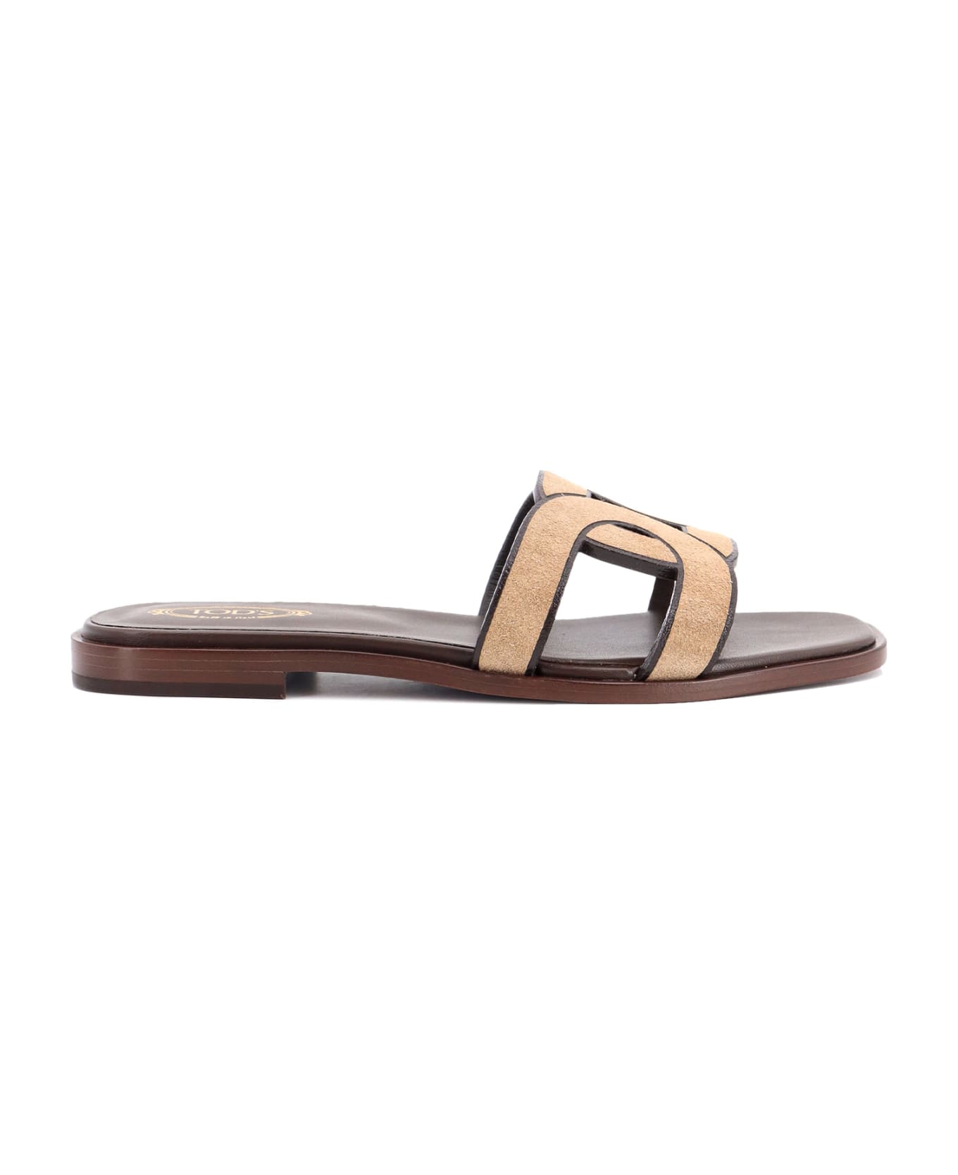 Tod's Suede Sandals - Beige