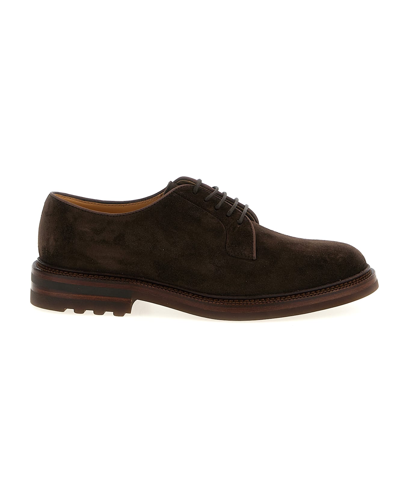 Brunello Cucinelli Suede Derby - Brown