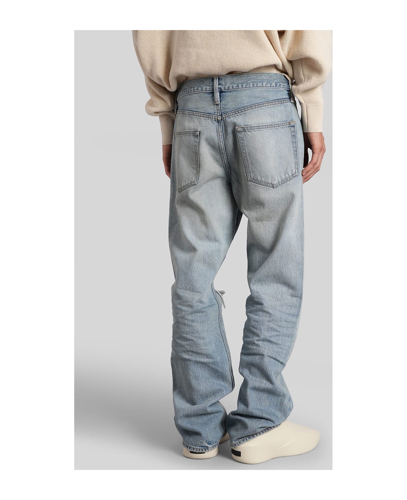 Fear of God Jeans In Cyan Cotton - cyan