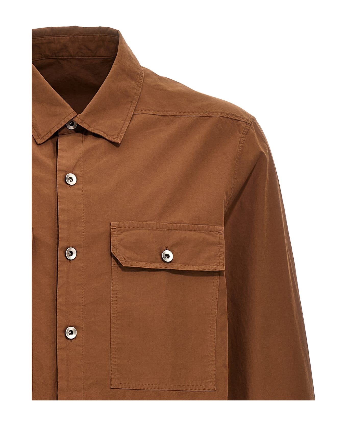 DRKSHDW Cotton Shirt - Brown