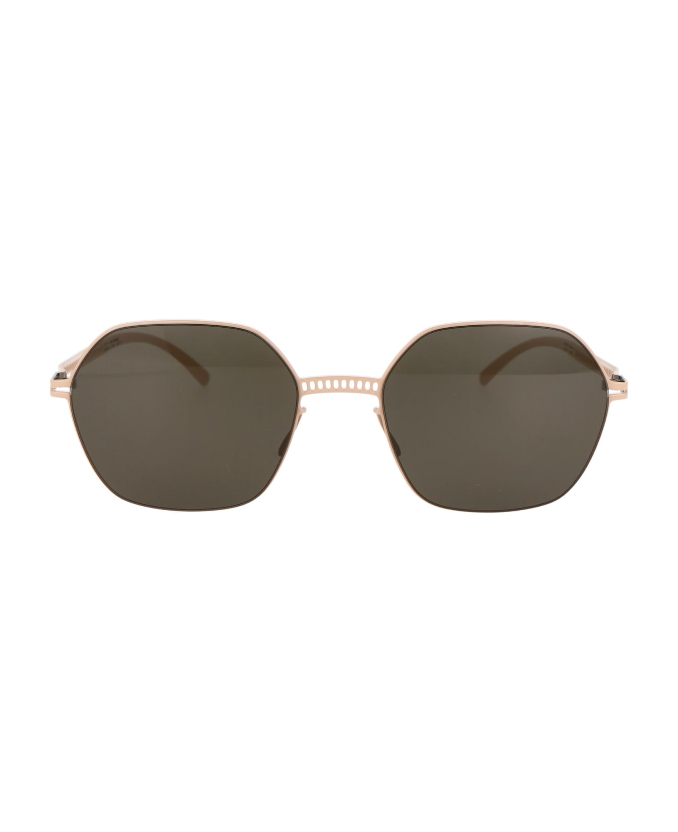 Mykita Mmesse028 Sunglasses - 221 E9 Nude Raw Green Solid