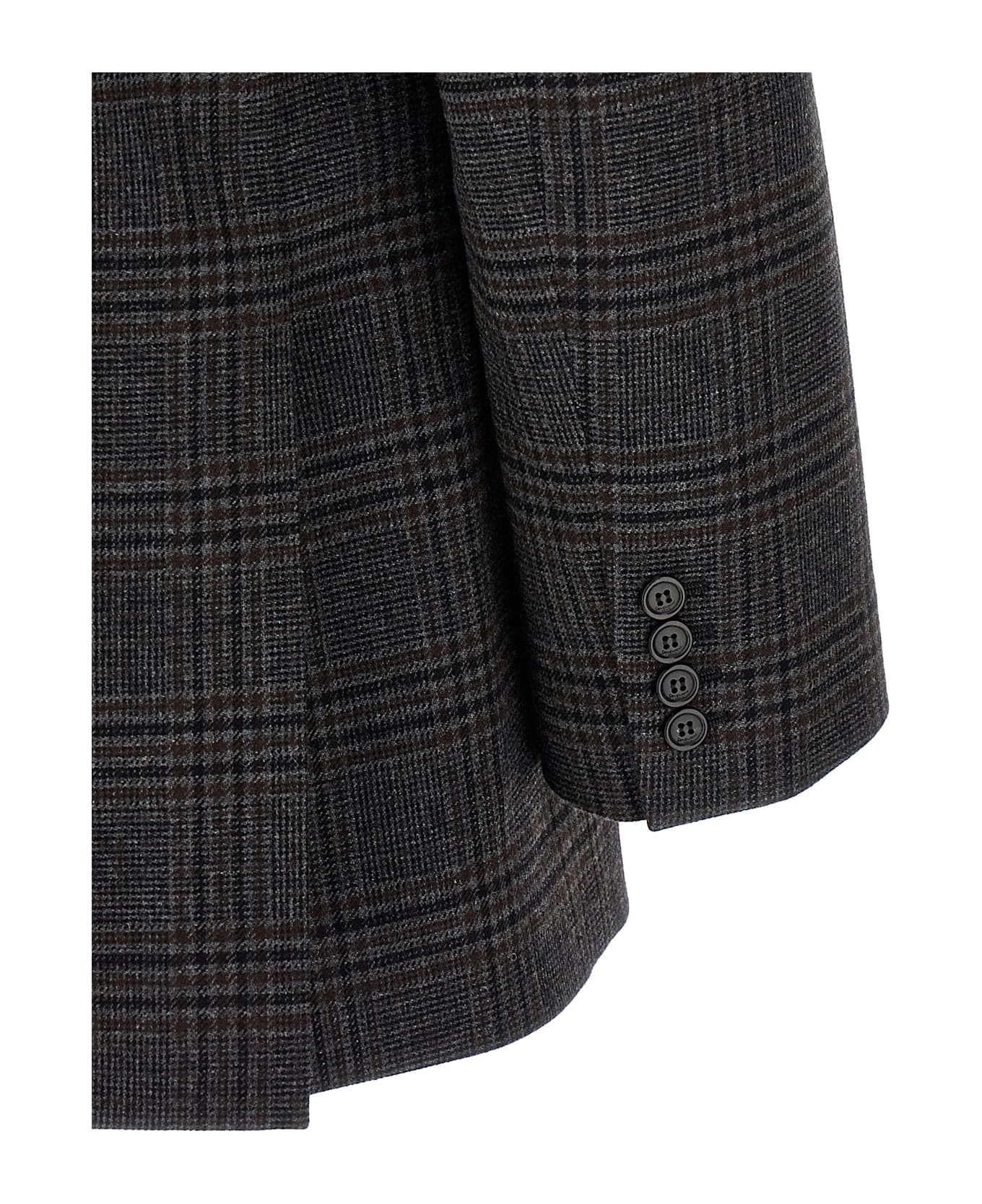 Saint Laurent Double-breasted Blazer - Brown