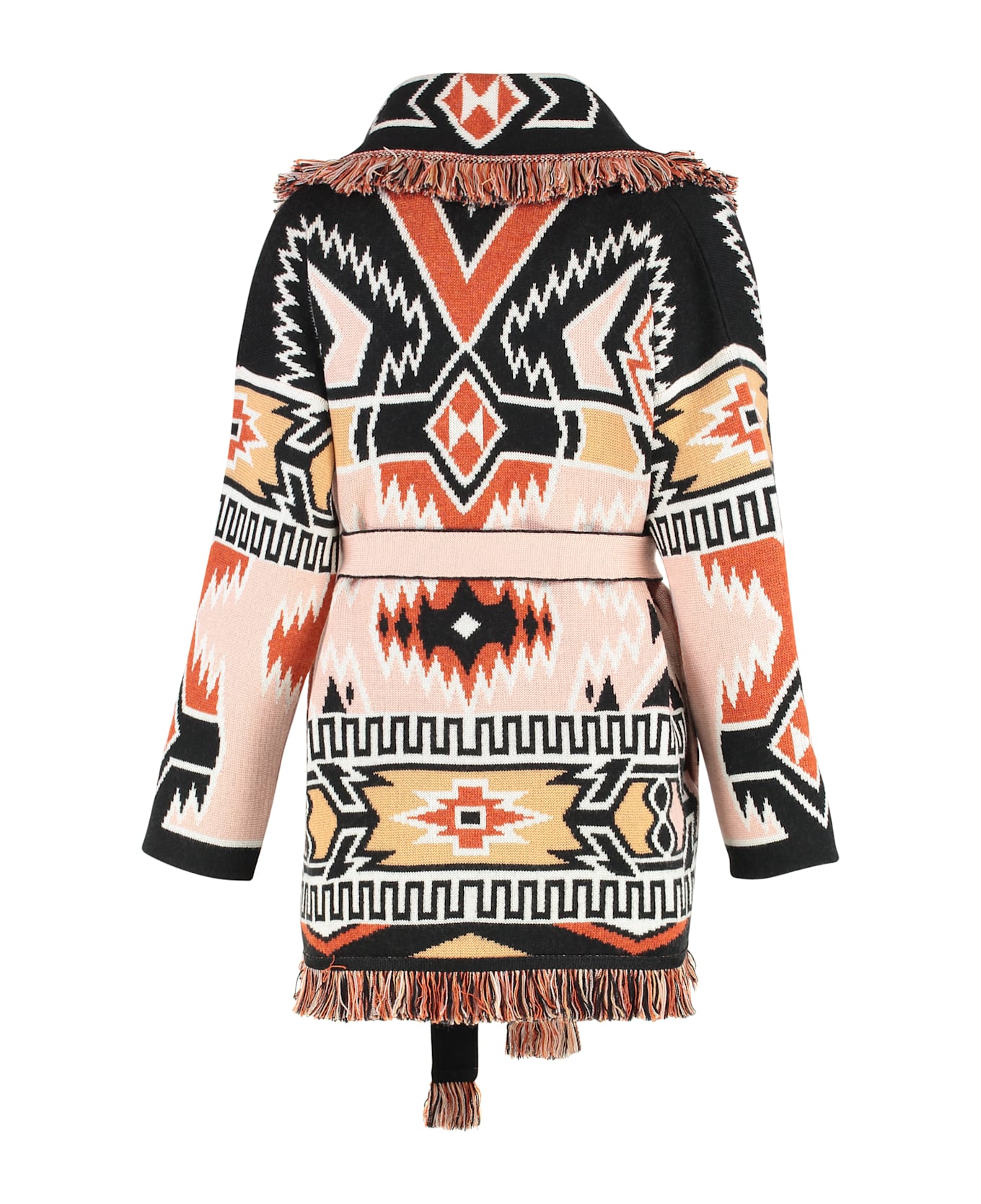 Alanui Geometric Roots Jacquard Cardigan - Multicolor