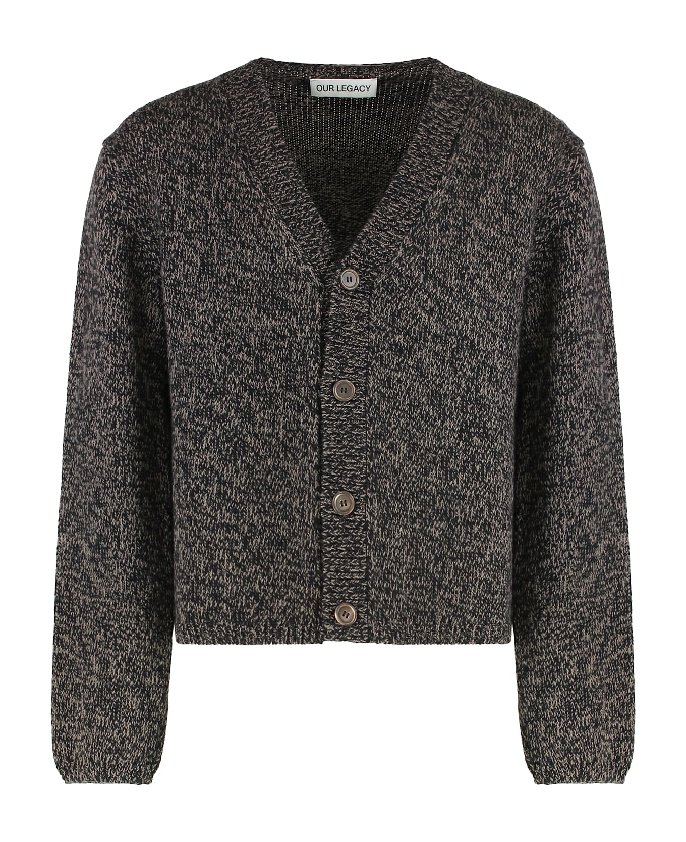 Our Legacy Cardigan Academy In Wool - grey カーディガン