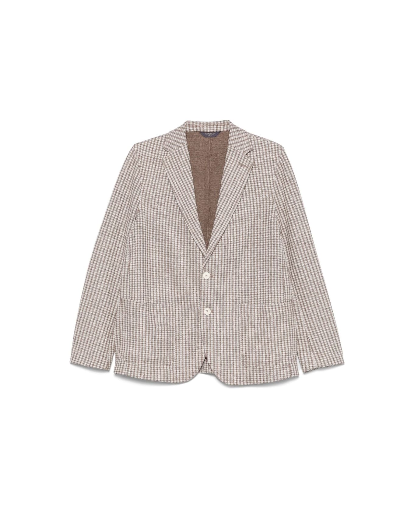 Circolo 1901 Cotton And Linen Blend Jacket - Beige