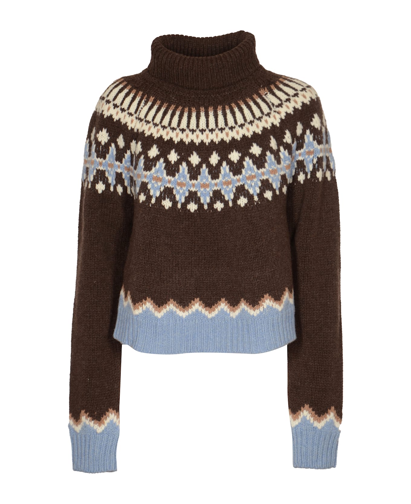 Alanui Sweet Winter Roll-neck Knitted Jumper - Multicolor