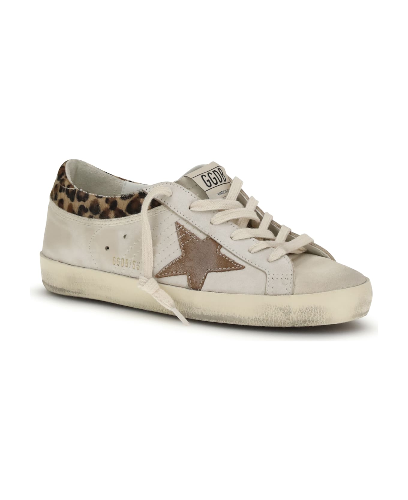 Golden Goose Super Star Sneakers Leopard-print Pony Skin
