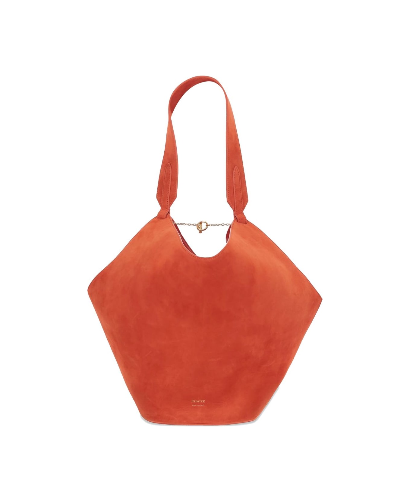 Khaite Lotus Smallleather Shoulder Bag - Red