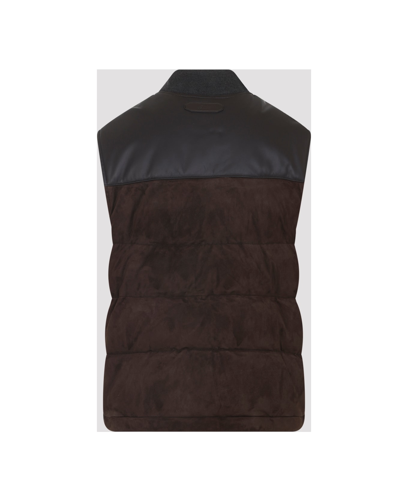 Brioni Puffer Gilet - Dark Brown