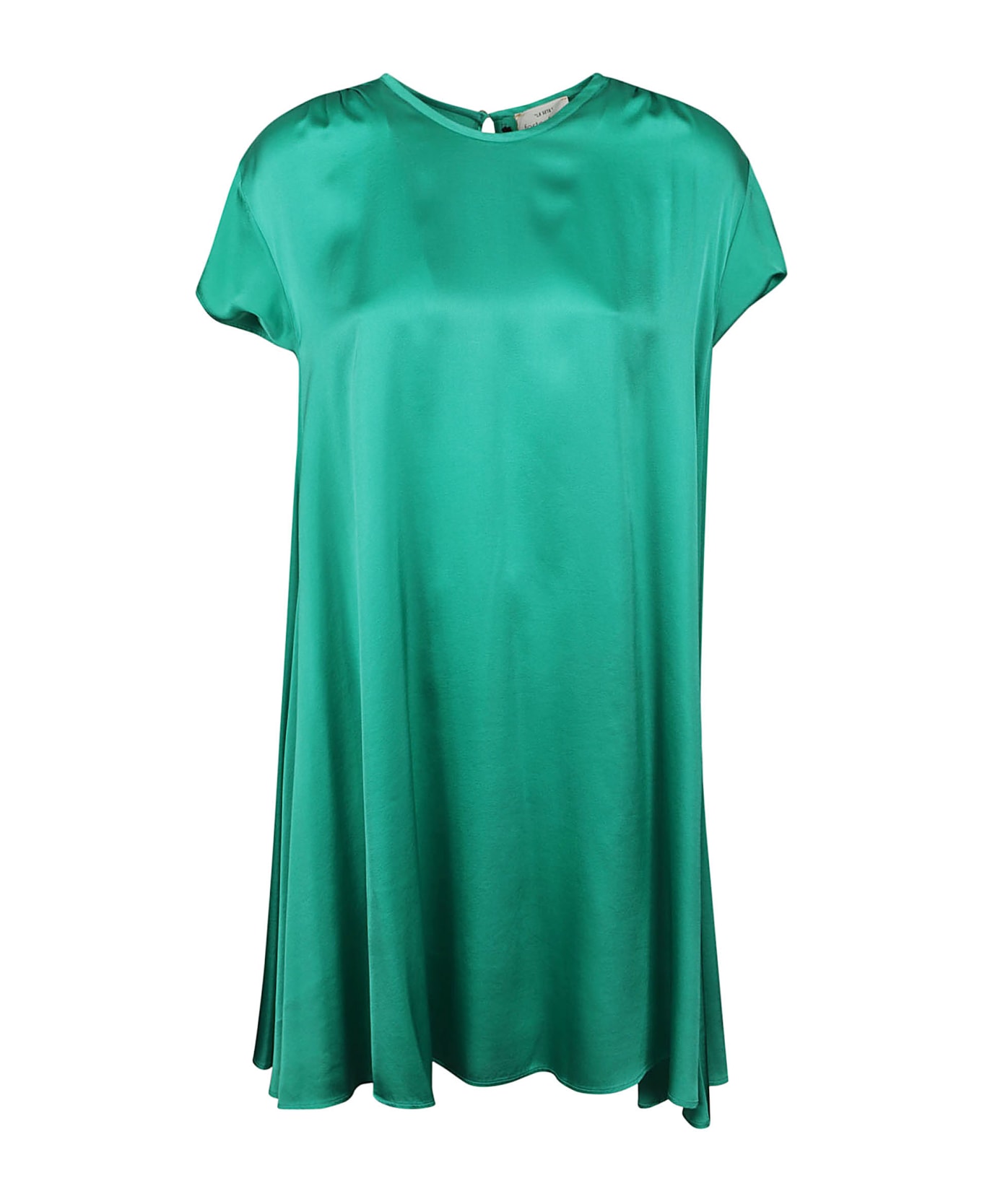 Forte_Forte Capped Sleeve Dress - Green Emerald ワンピース＆ドレス