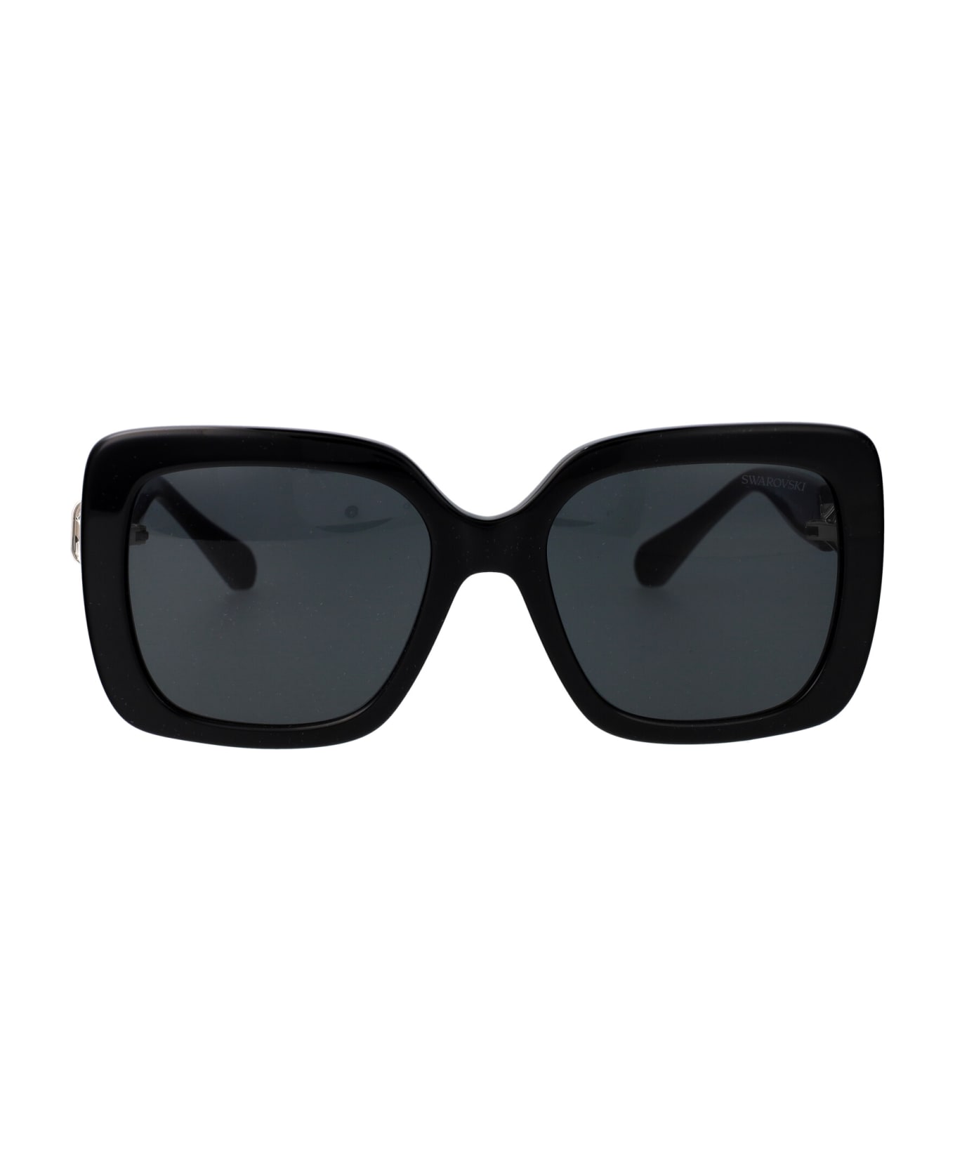 サングラス SWAROVSKI Woman Sunglasses Black 0SK6001 100187 Swarovski SK6001 Sunglasses 100187 Black - eye-oo.com