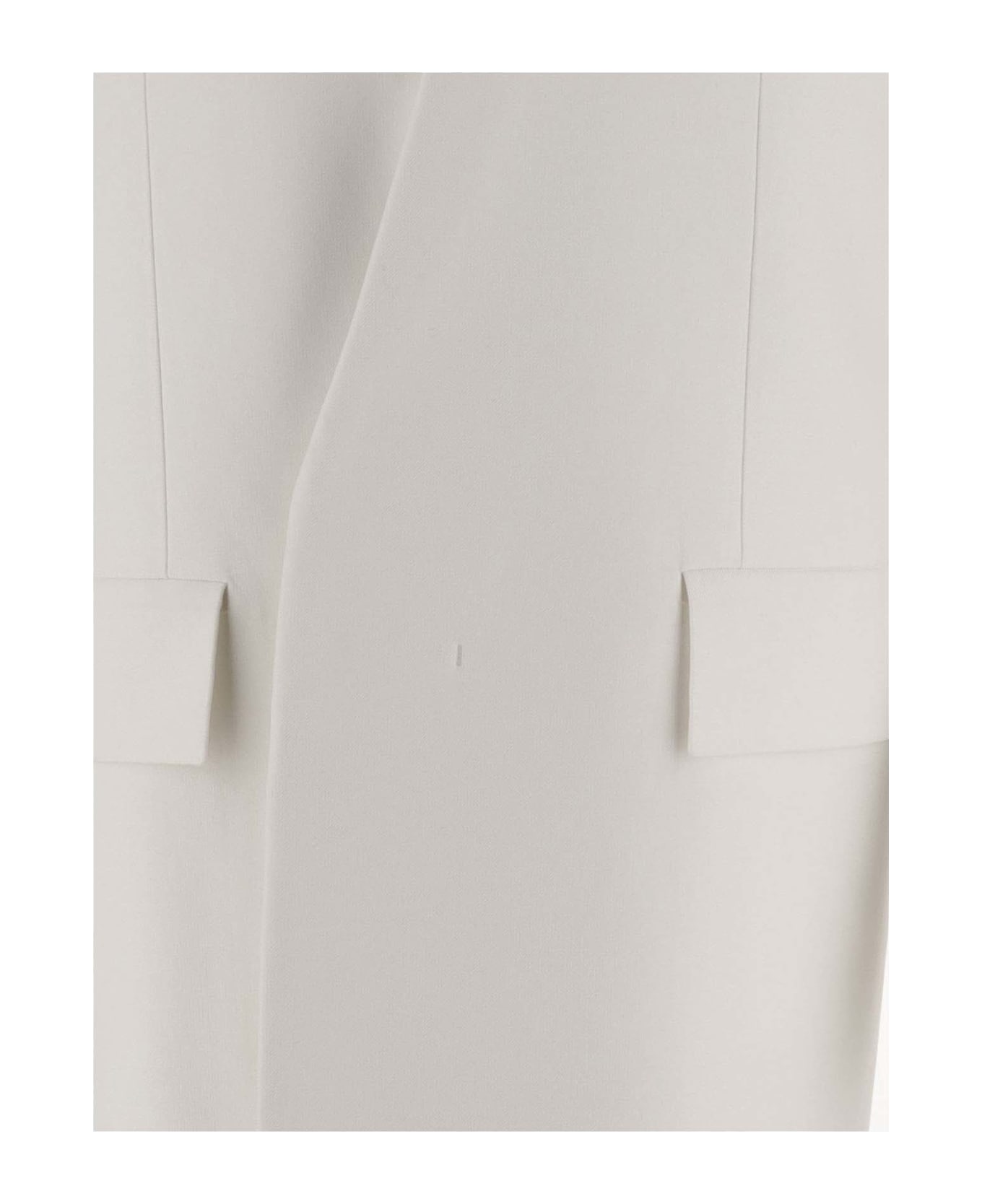 Jil Sander Cotton Stretch Oversized Vest - White