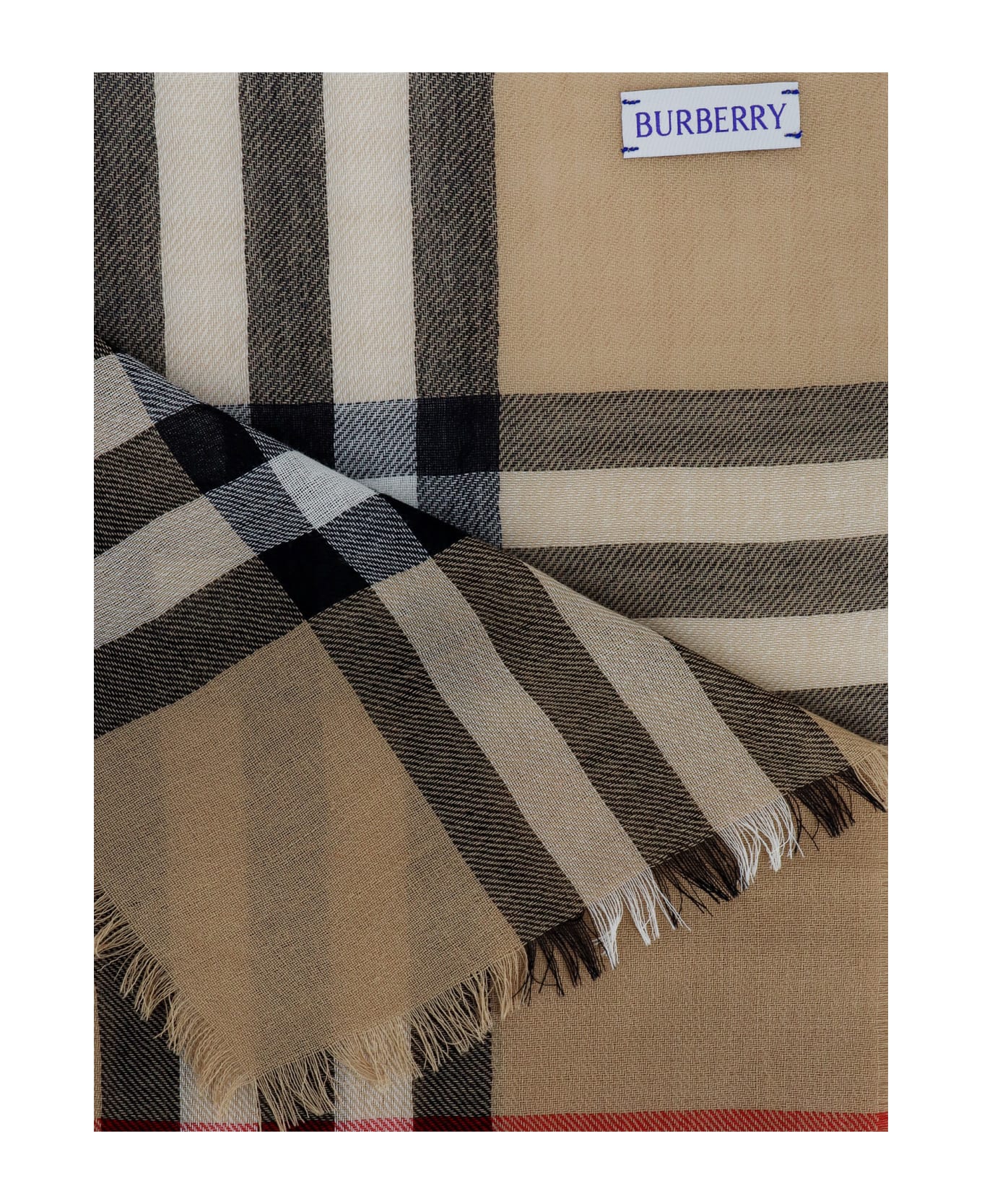 Burberry Check Pattern Scarf - Multicolor