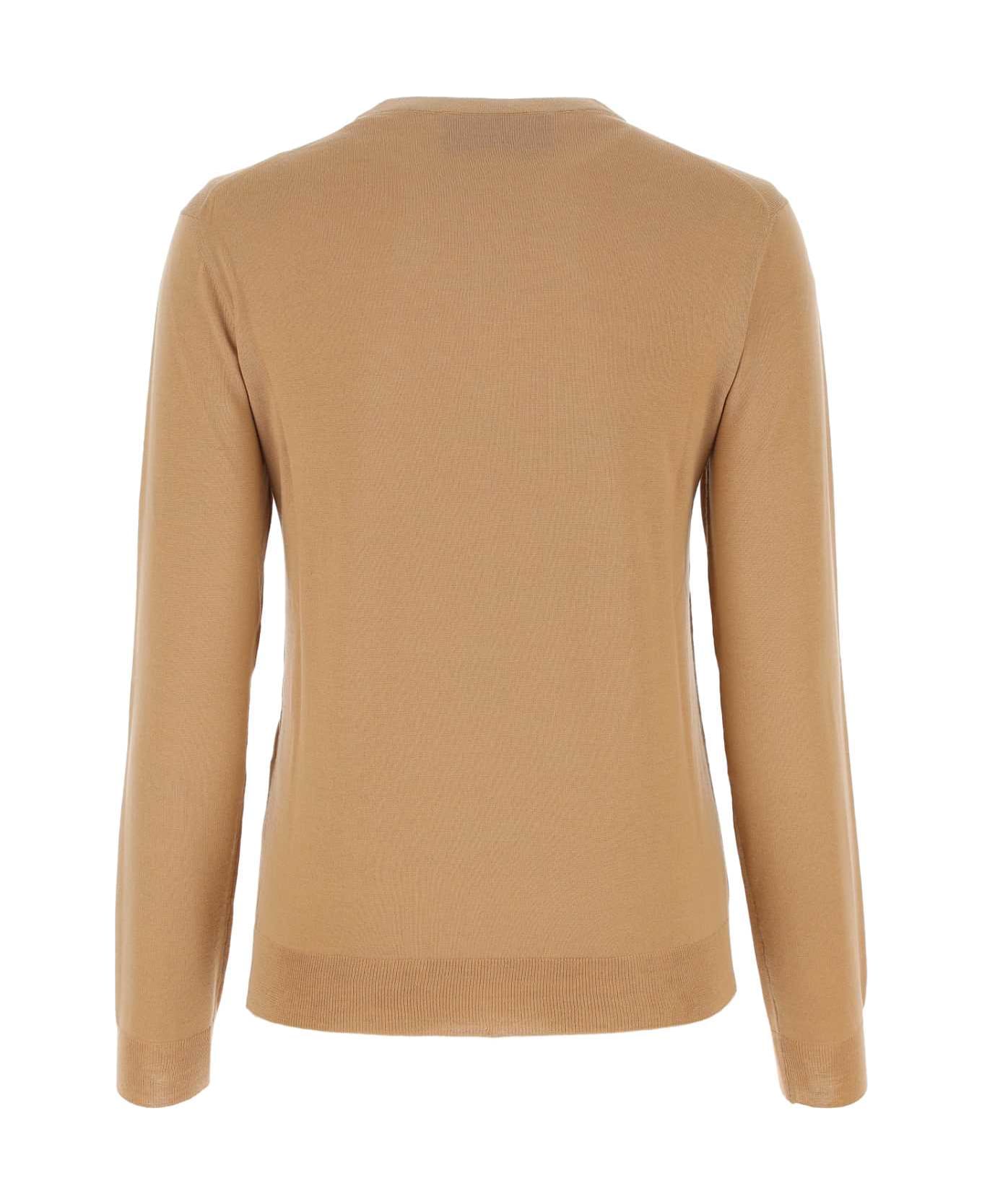 Gucci Camel Wool Sweater - Brown