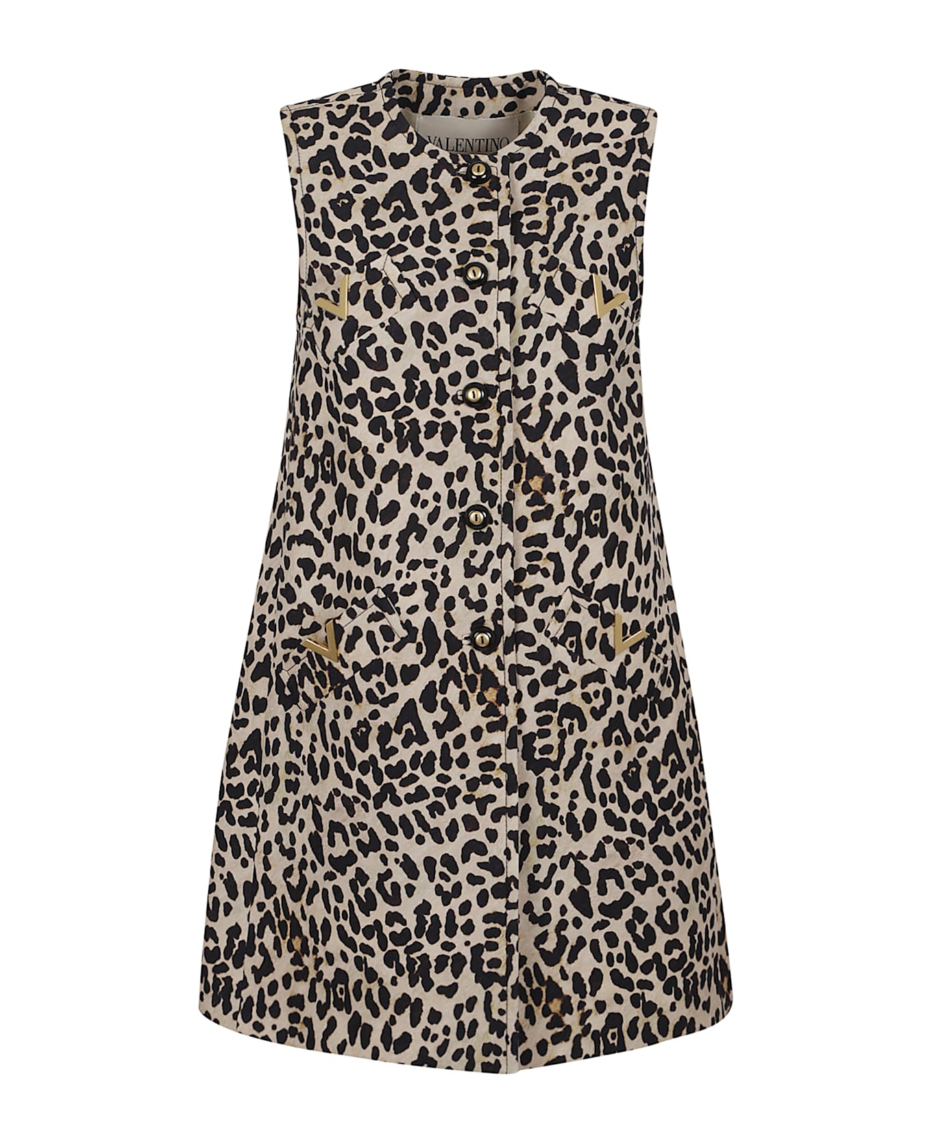 Valentino Garavani Gilet | Pattern | C.couture Fauve Eclat Animalier Leopardo - Animalier