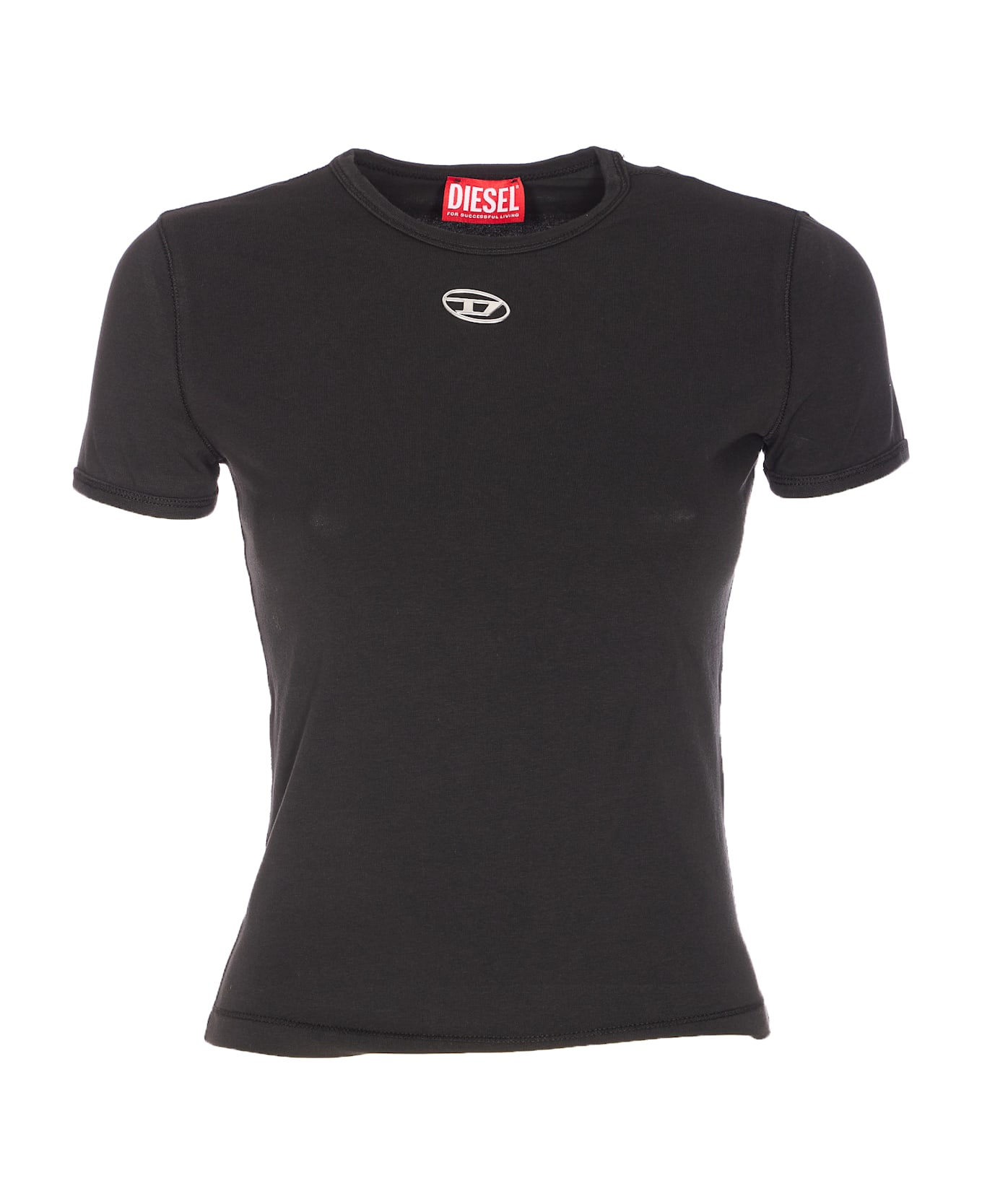 Diesel T-uncutieslong T-shirt - Black