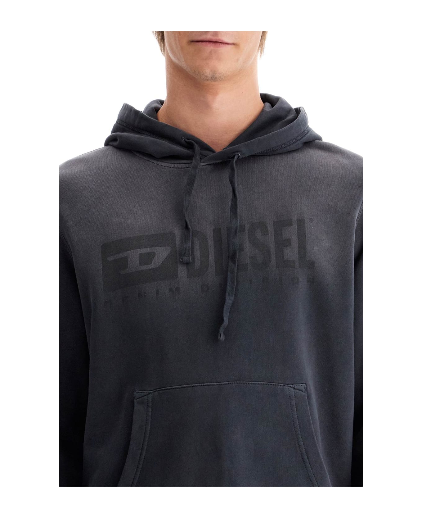 Diesel Hooded Sweat - BLACK (Black)