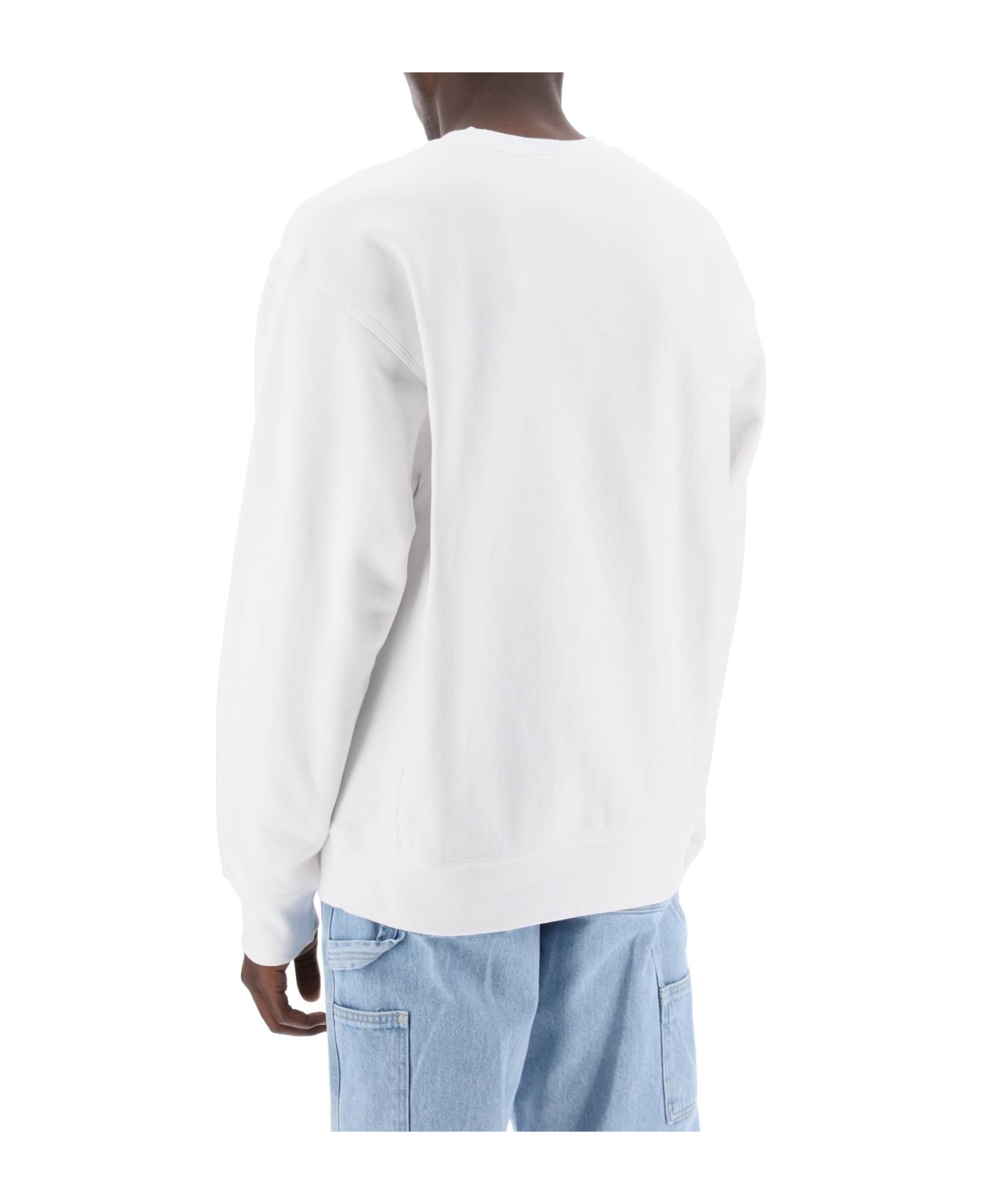 Carhartt American Script Crewneck Sweatshirt - WHITE (White)