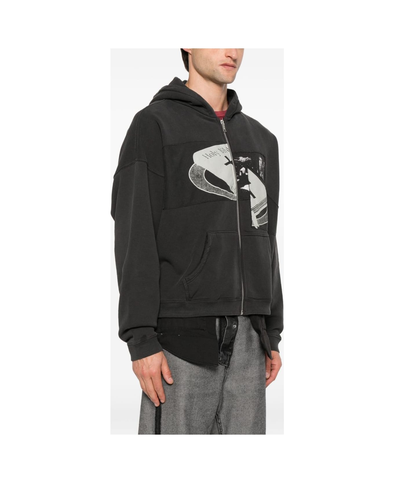 Enfants Riches Deprimes Holy Bible Assemblage Cotton Hoodie - Black