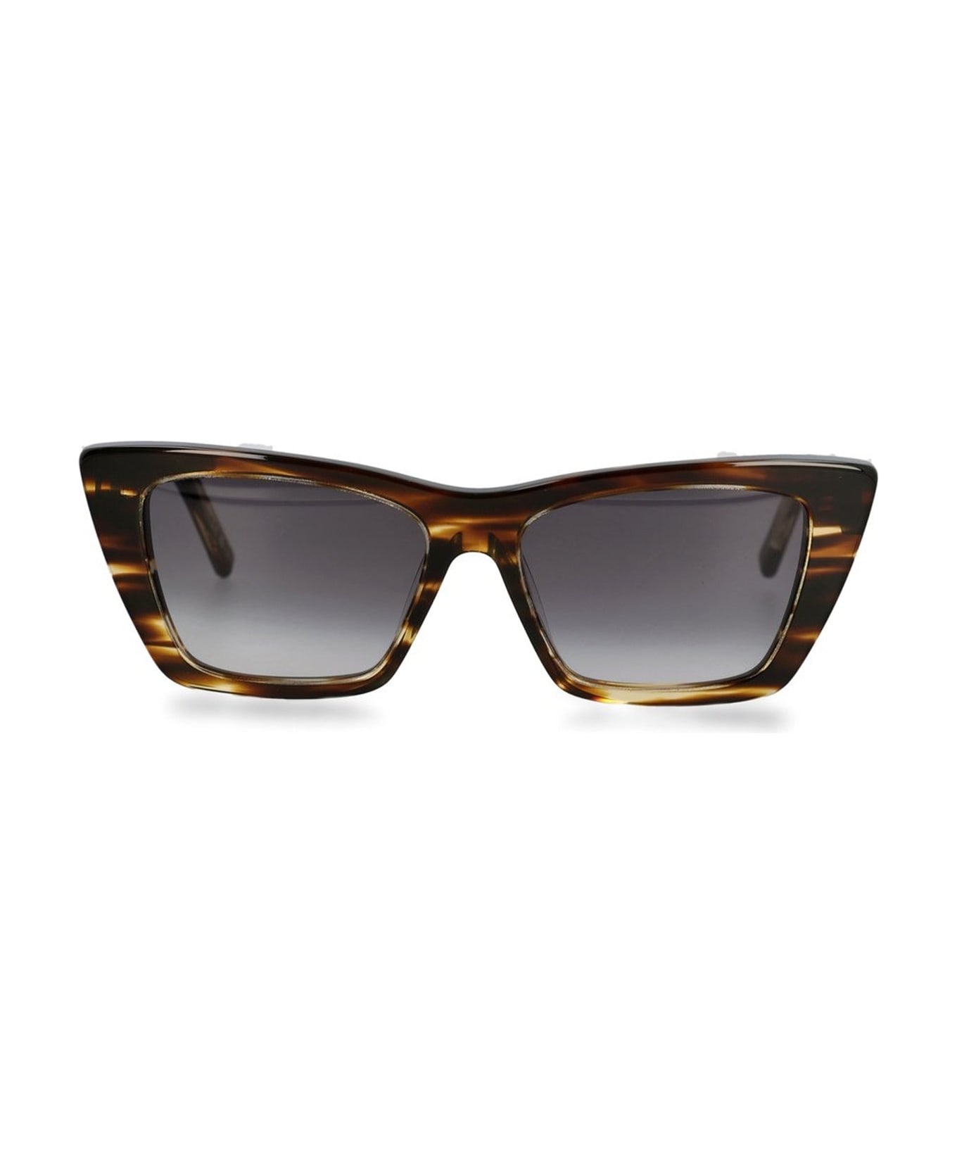 Saint Laurent Mica Cat-eye Sunglasses - Brown