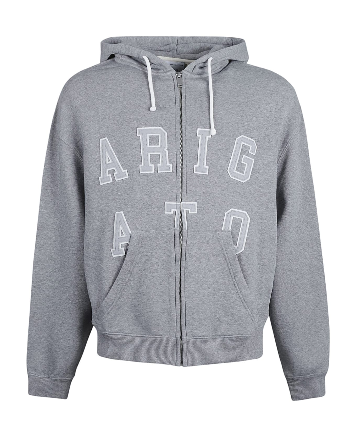 Axel Arigato Logo Zip Hoodie - Grey