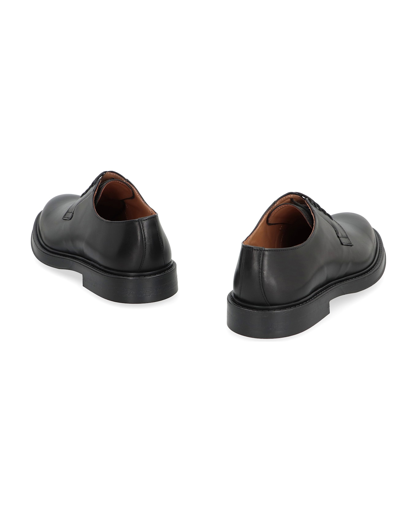 Bruno Magli Leather Lace-up Shoes - black