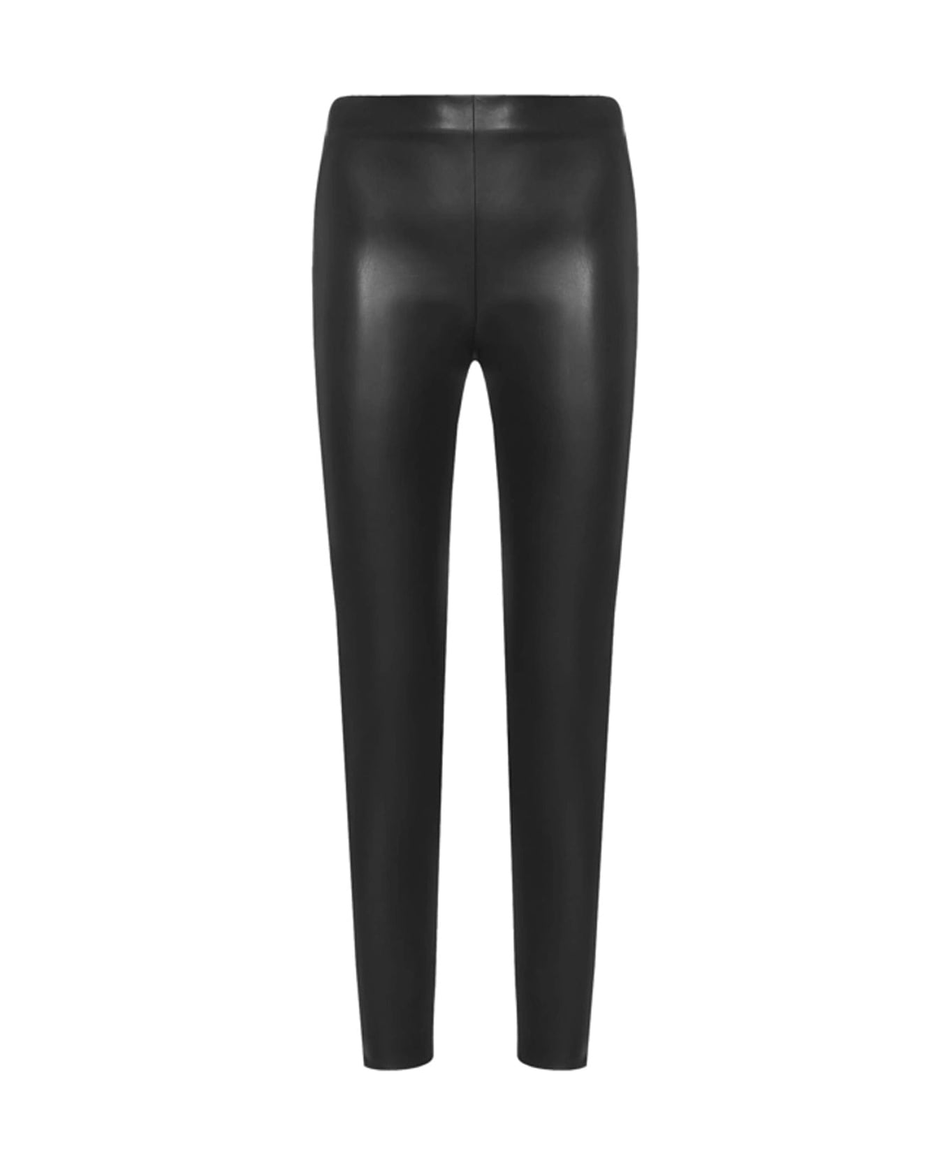 Blanca Vita Phlox Faux-leather Skinny Trousers - Black
