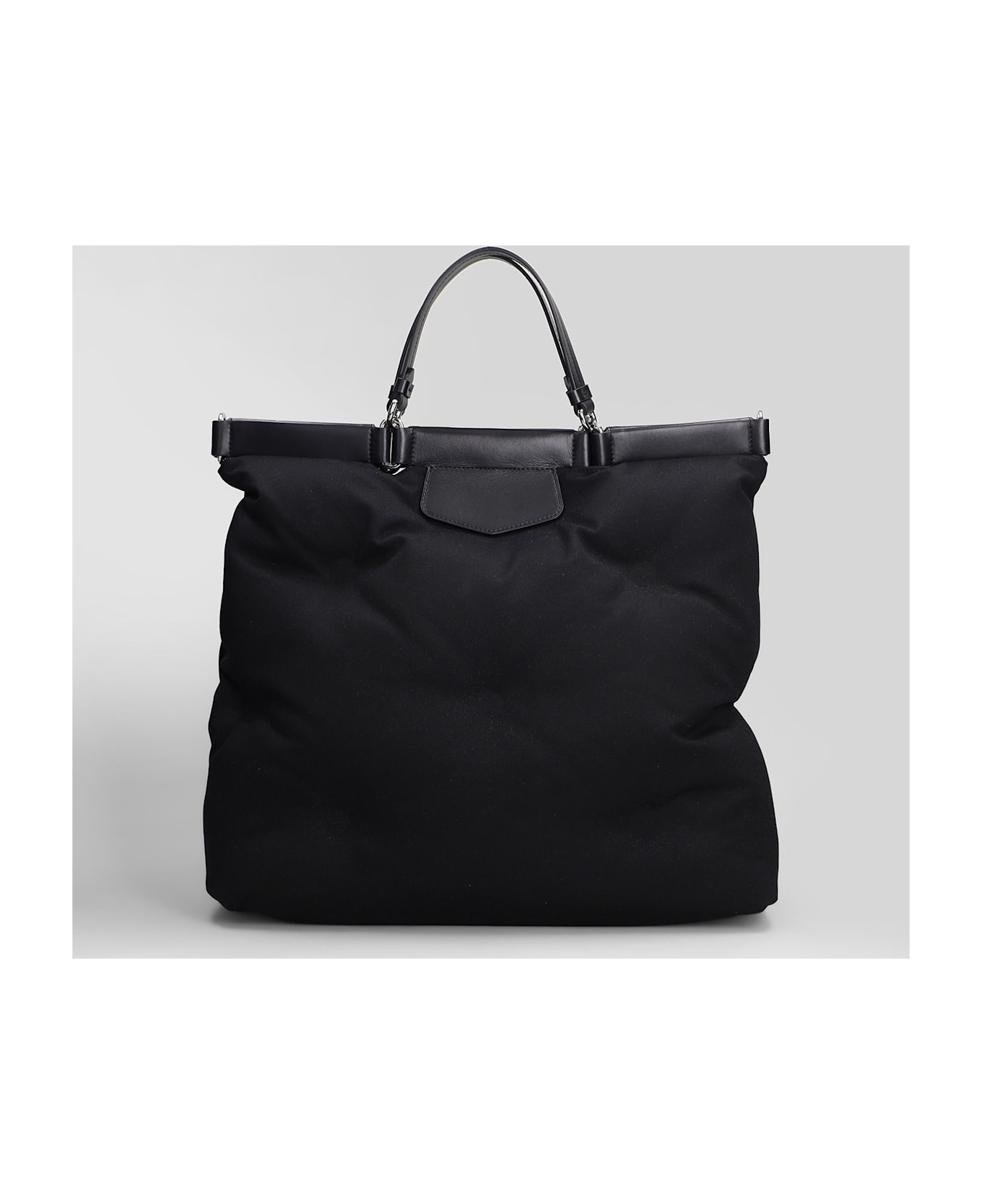 Maison Margiela Glam Slam Tote In Black Polyester - BLACKBLACK