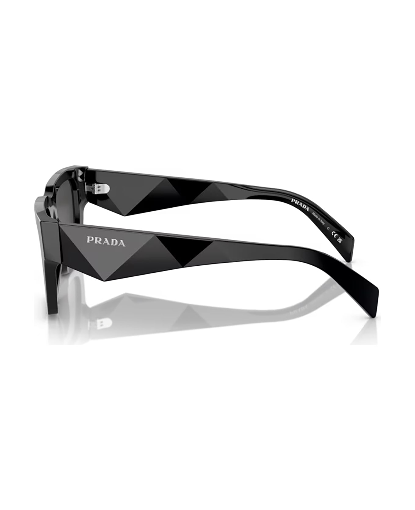 Prada Eyewear Pr A06s Black Sunglasses - Black