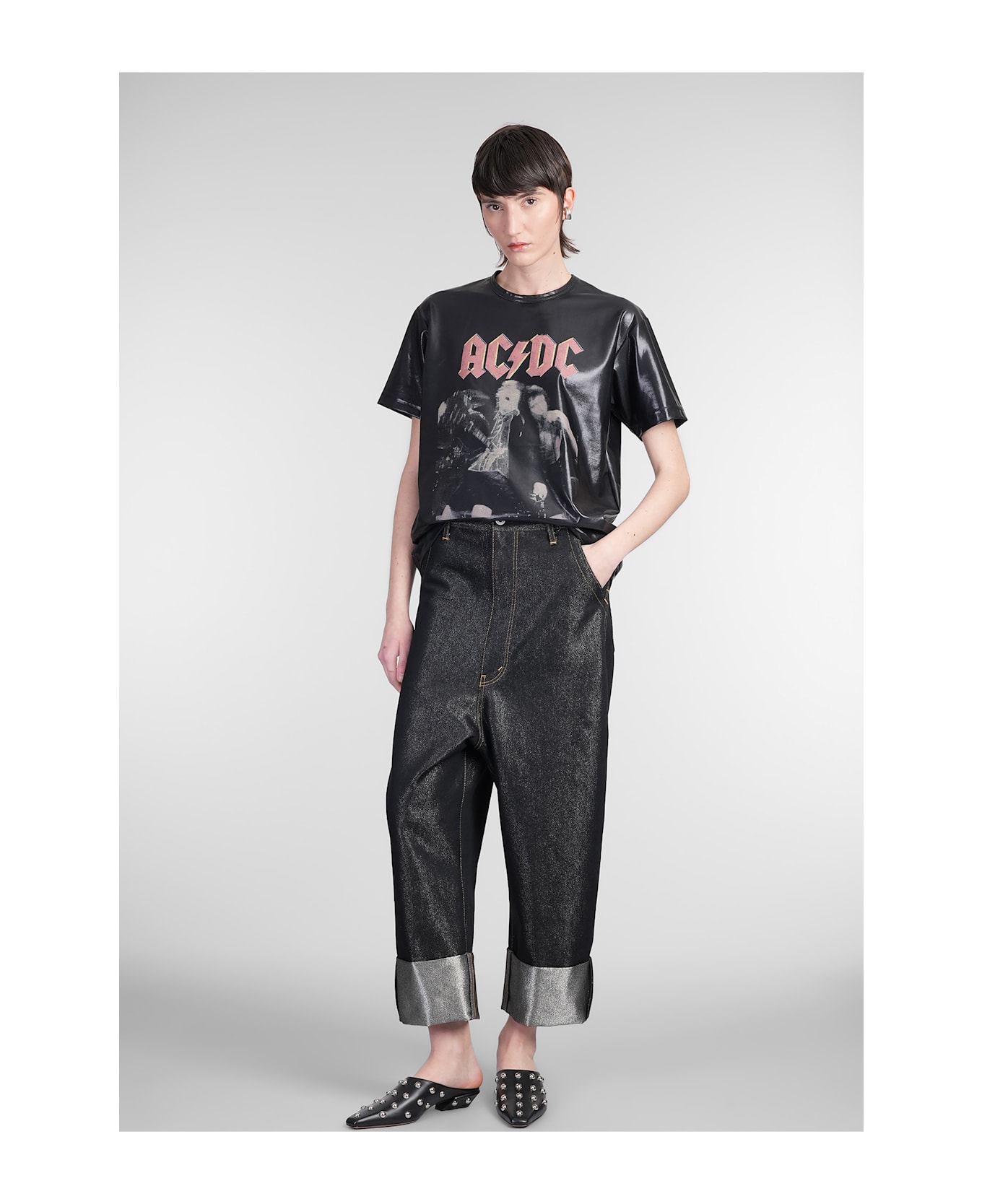Junya Watanabe Jeans In Black Cotton - black