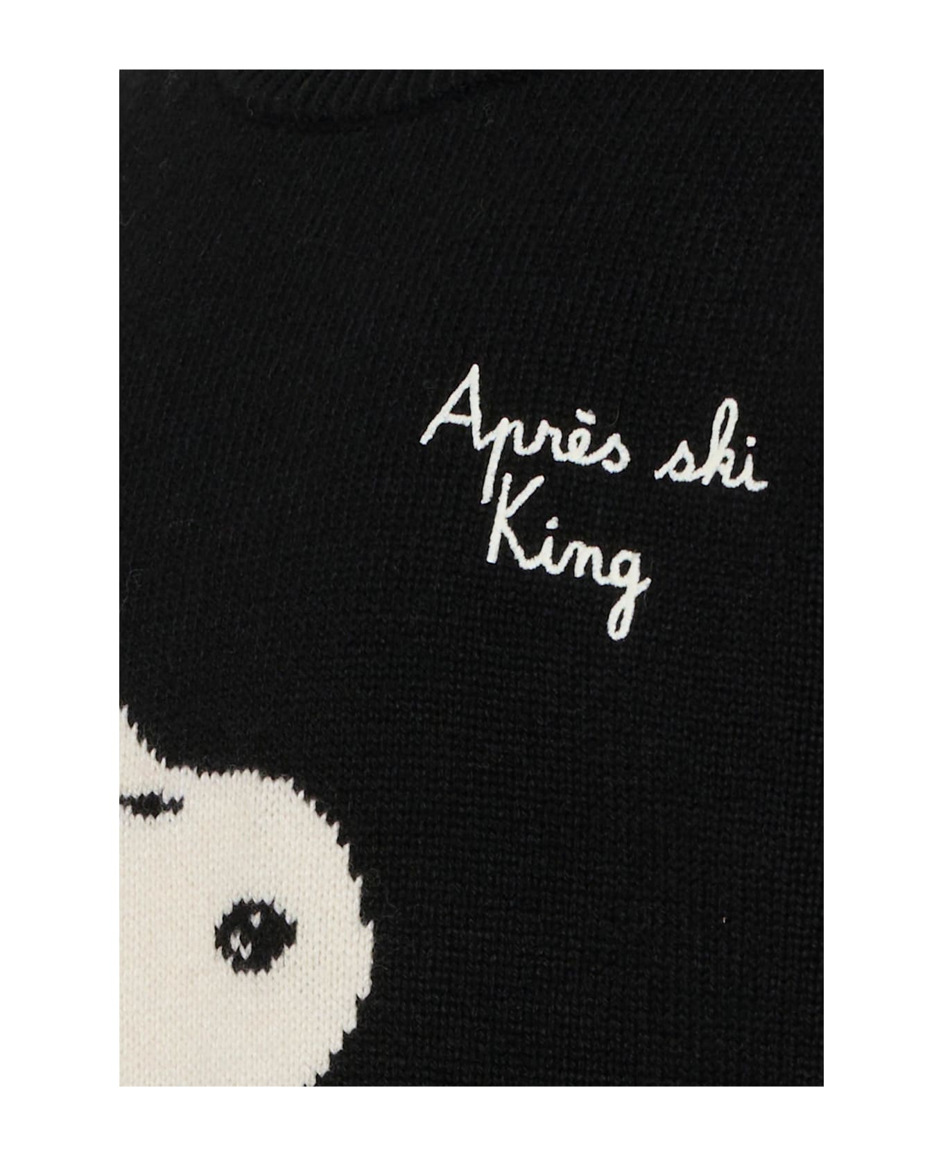 MC2 Saint Barth Black Sweater For Boy With Snoopy - Black