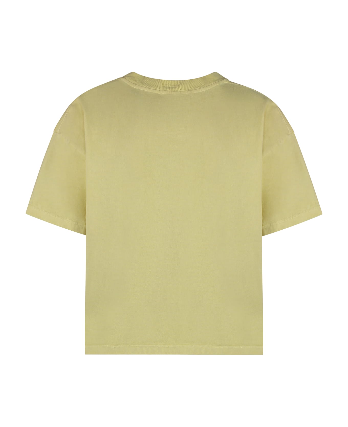 Mother Cotton Crew-neck T-shirt - Yellow