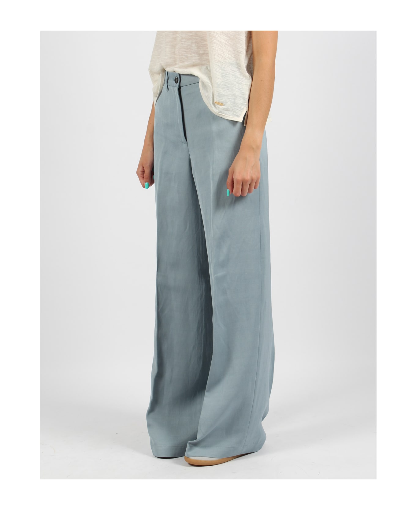 Nine in the Morning Karen Palazzo Trousers - Blue