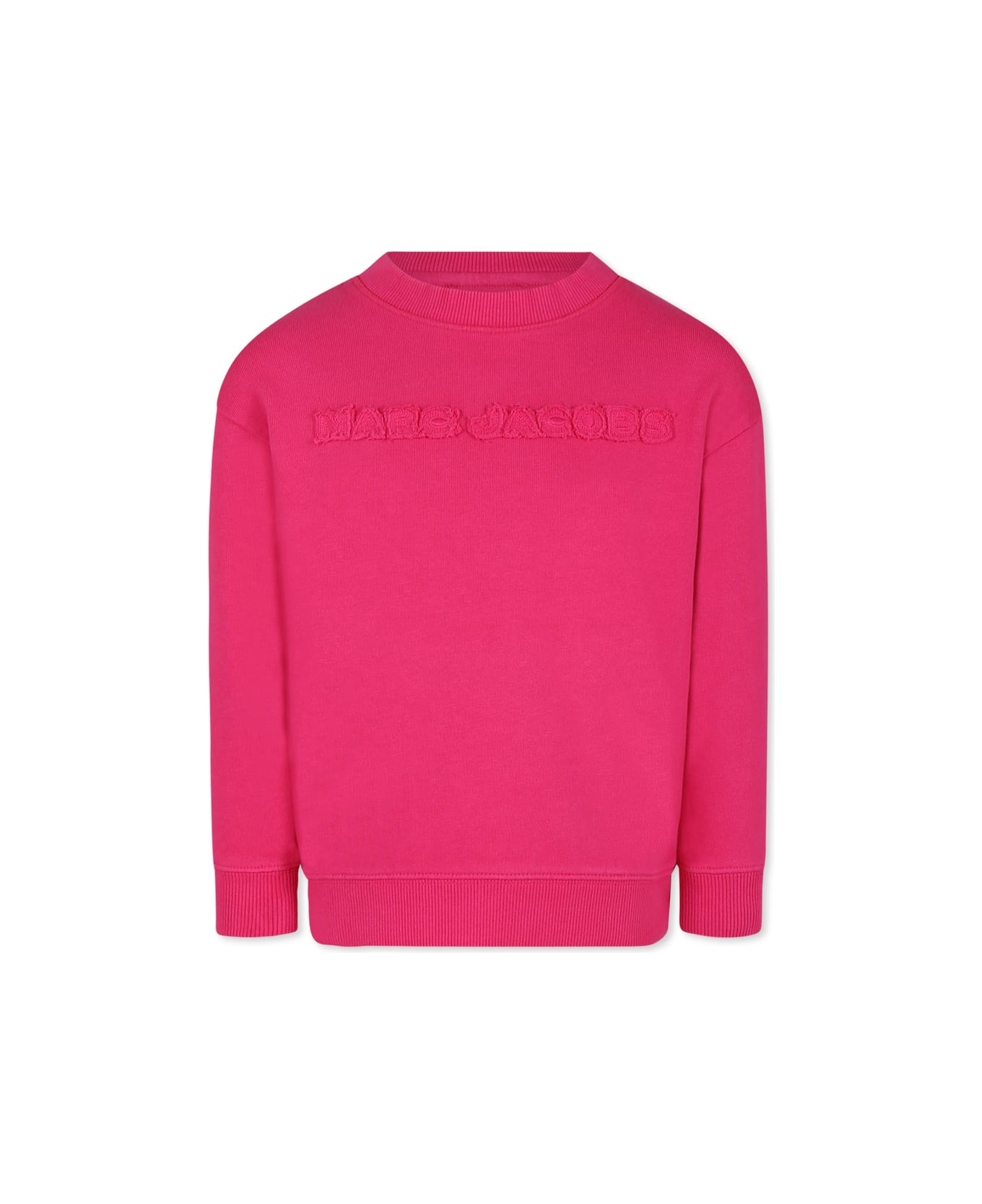 Marc Jacobs Fuchsia Sweatshirt For Girl With Logo - Fucsia