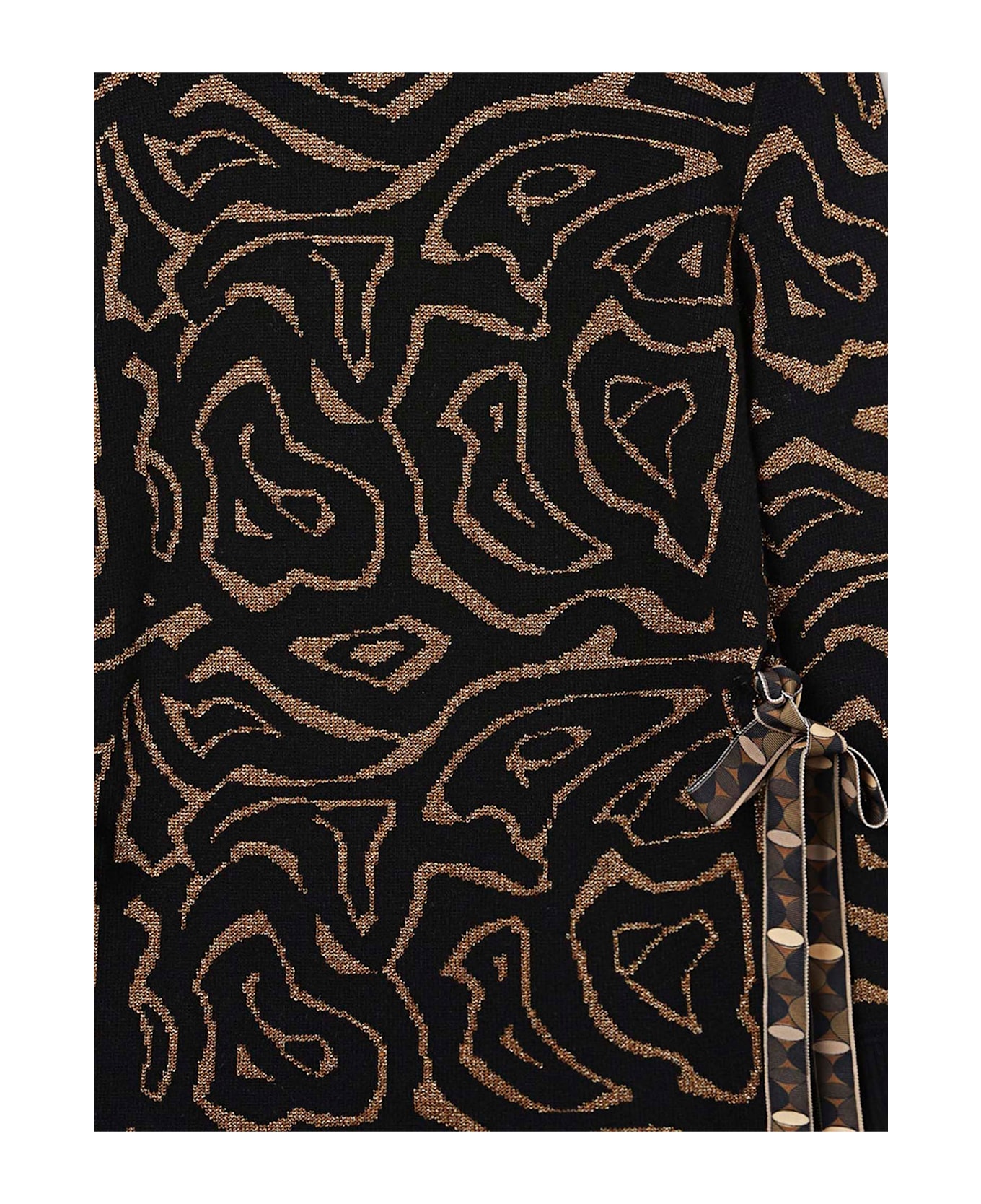Pucci Sweater With Labyrinth Print - Black