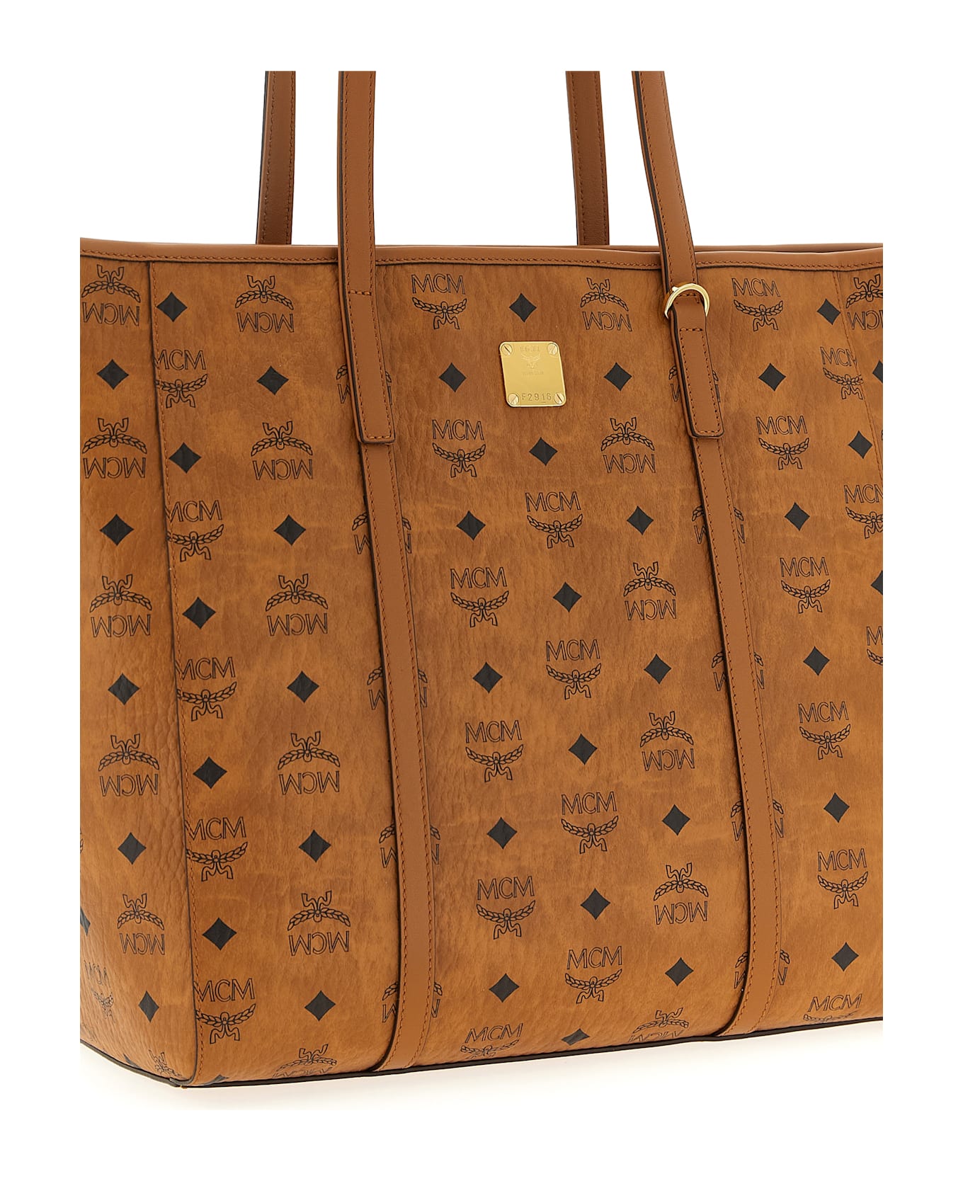 MCM 'toni' Large Shopping Bag - Brown