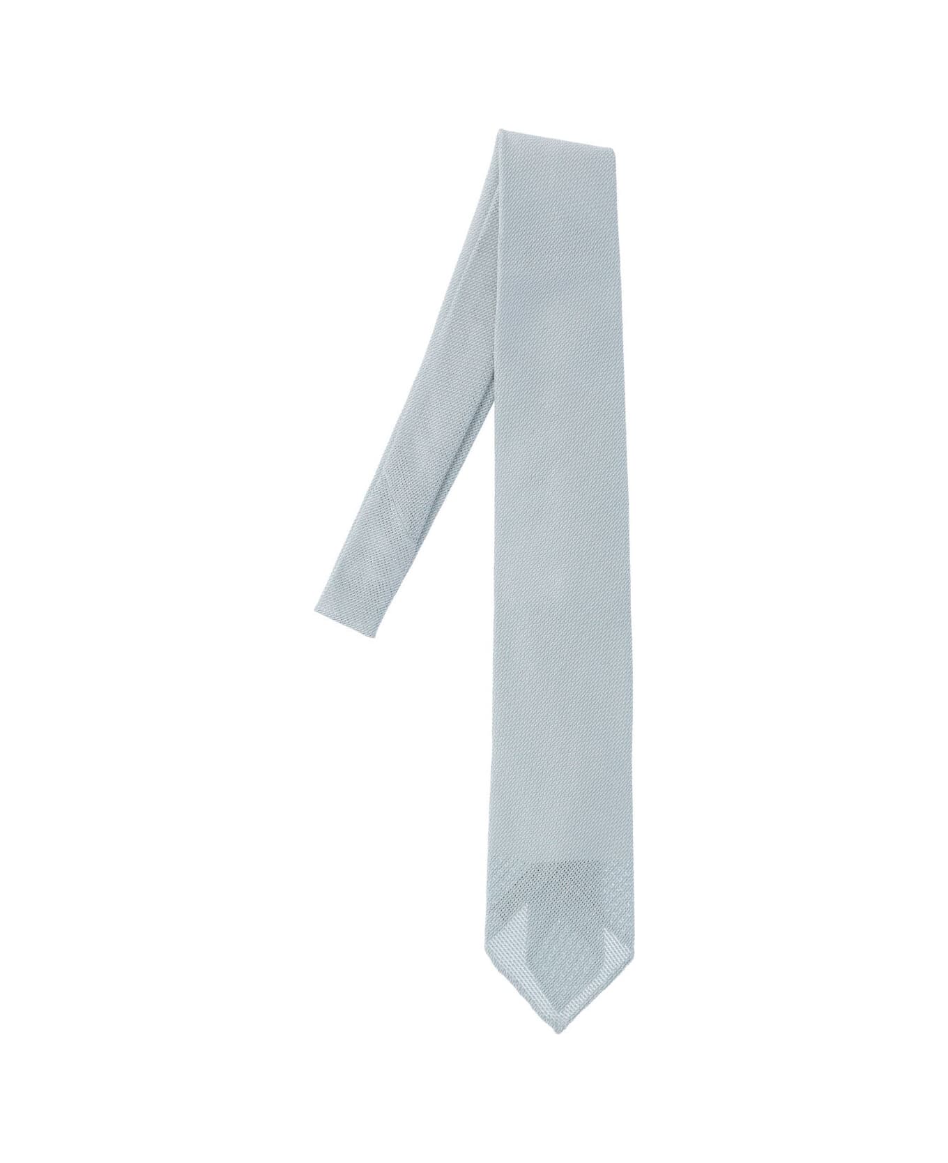 Cesare Attolini Silk Tie - Light Blue