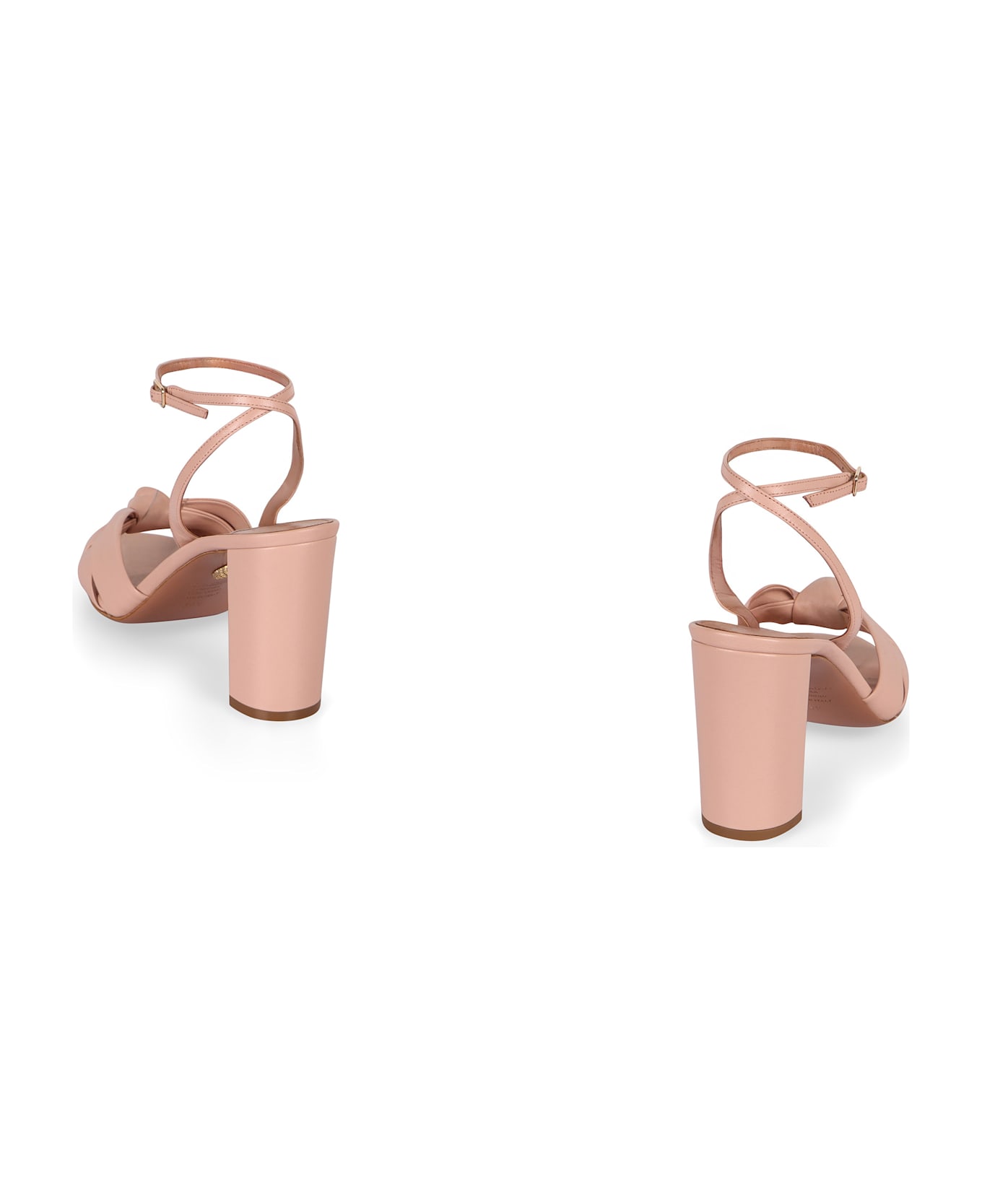Aquazzura Nima Leather Sandals - Pink