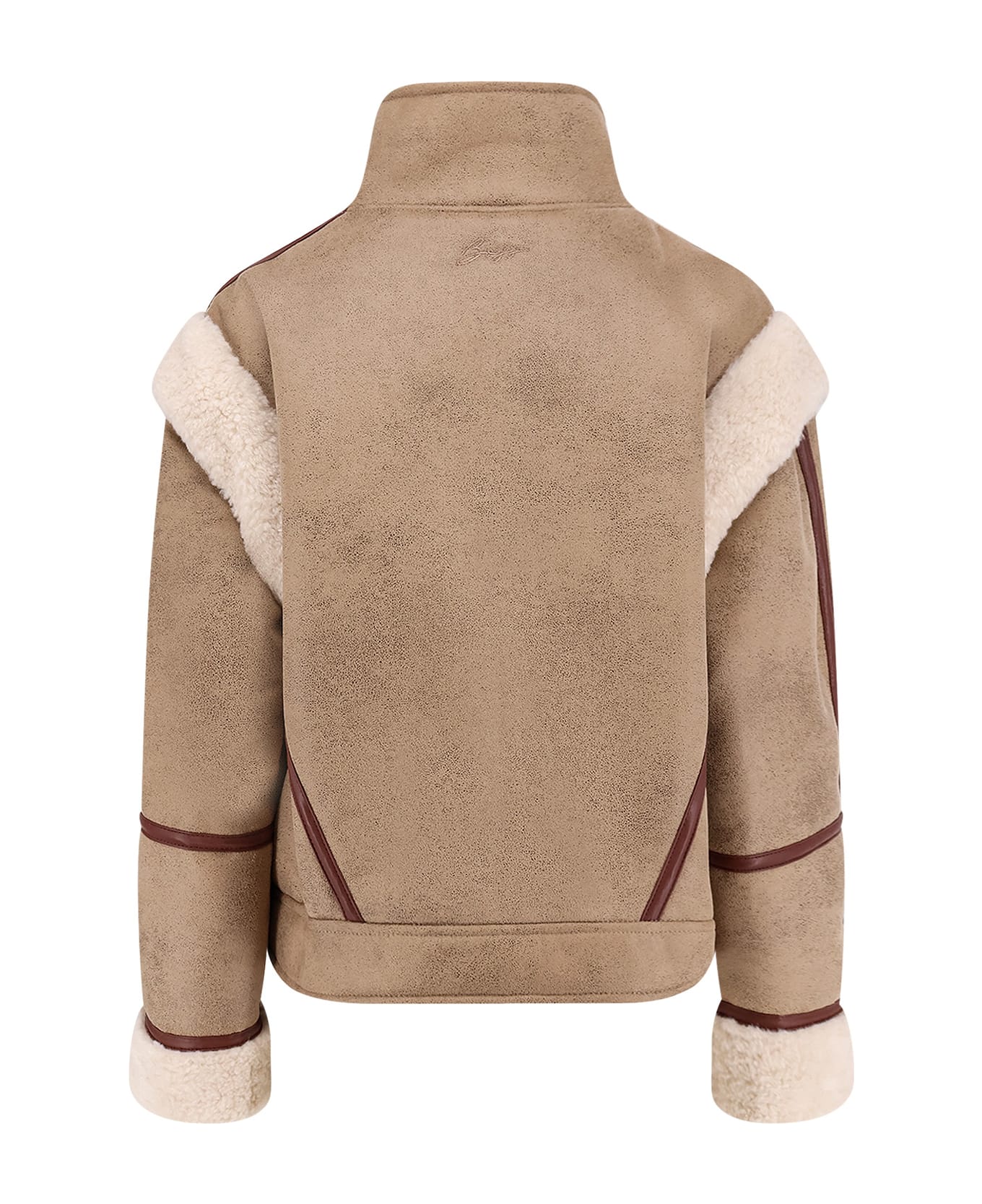 Hugo Boss Cheerlea Eco-shearling Jacket - Rust copper