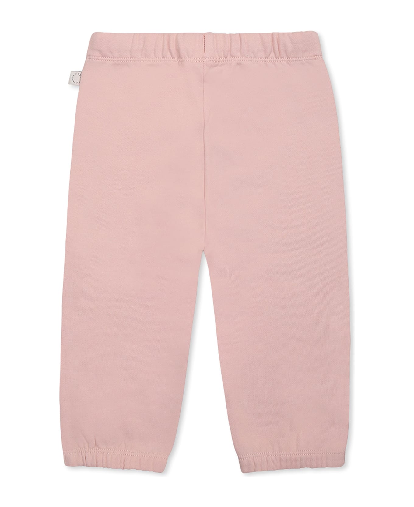 Stella McCartney Kids Pink Trousers For Baby Girl With Ice Cream - Pink