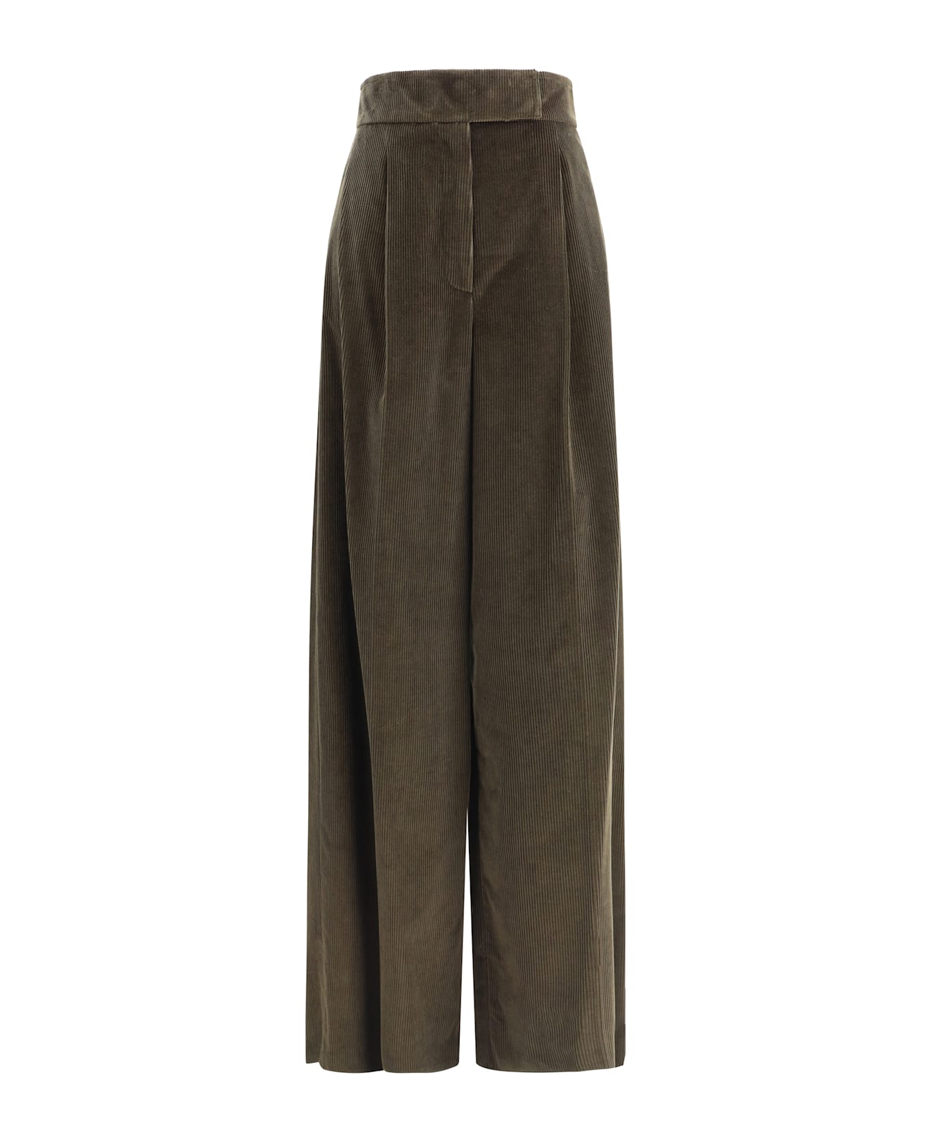 Max Mara Wide-leg Velvet Pants