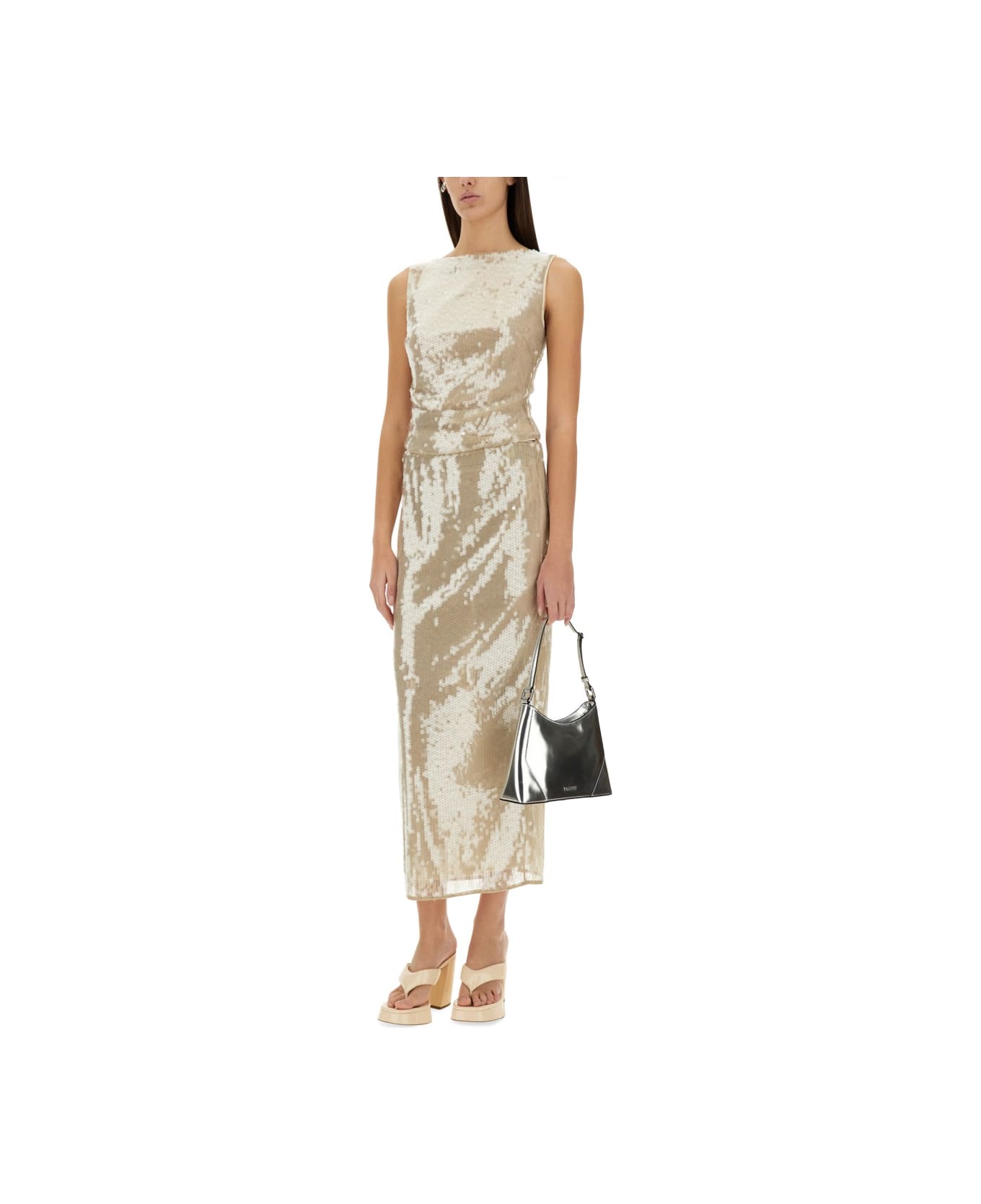 STAUD Top "eton" - BEIGE