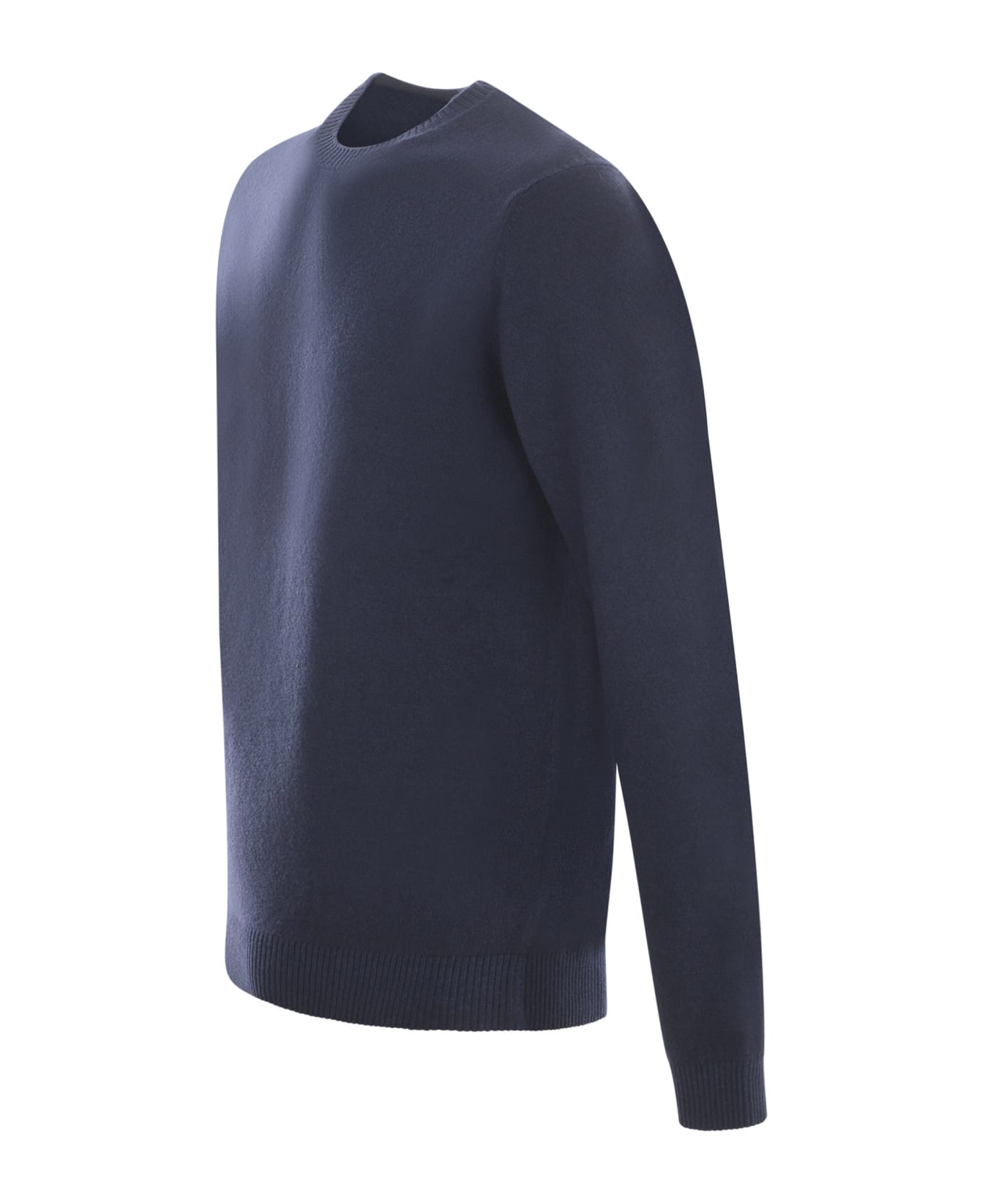 Malo Sweater Malo In Virgin Wool - Blu avio ニットウェア