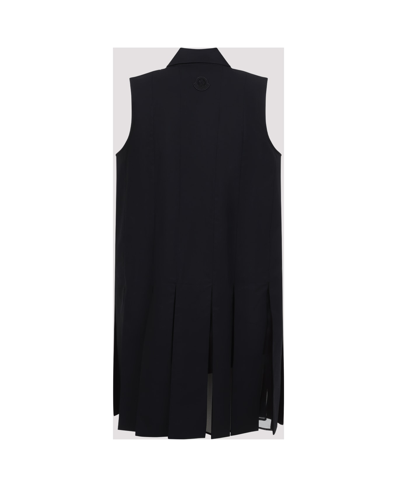 Moncler Cotton Midi Dress - Black