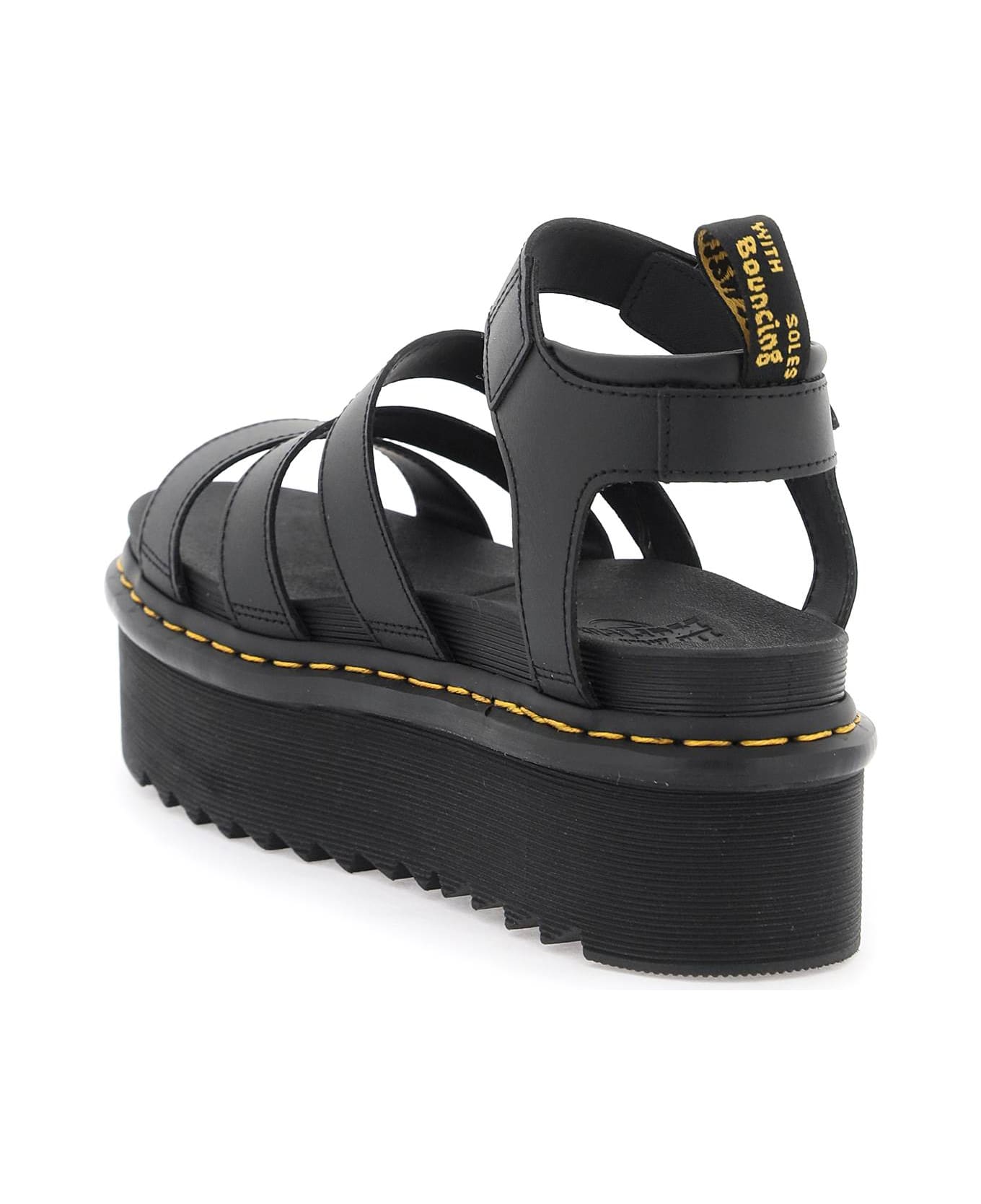 Dr. Martens Blaire Quad Hydro Open Toe Sandals - Black