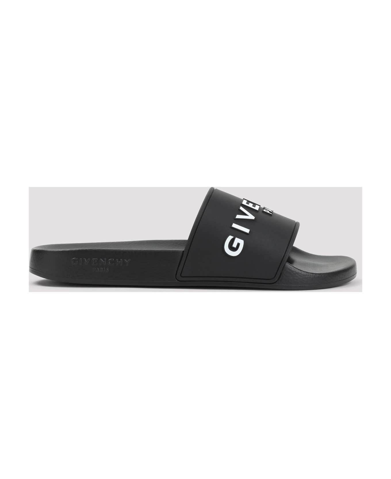 Givenchy Slide Flat Sandals - Black