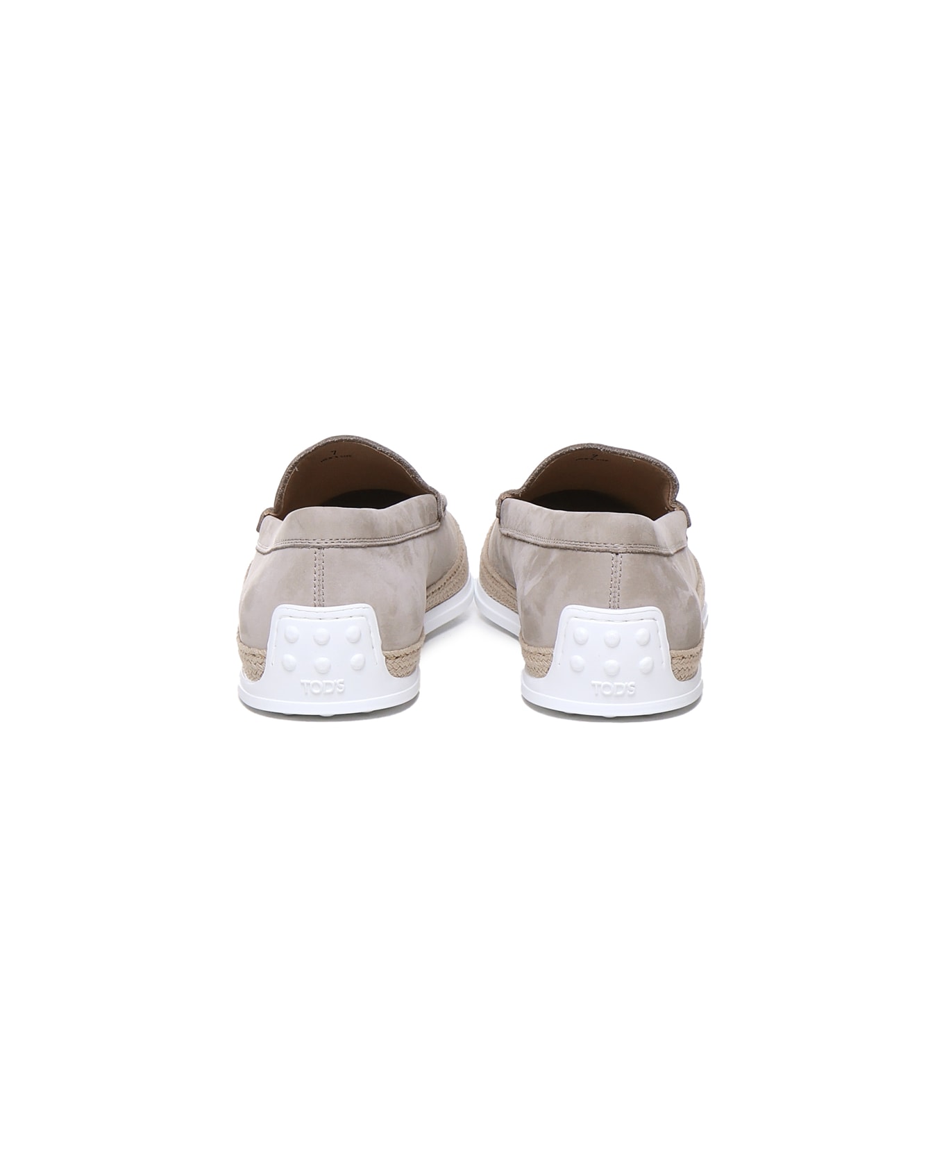 Tod's Suede Moccasins - Beige