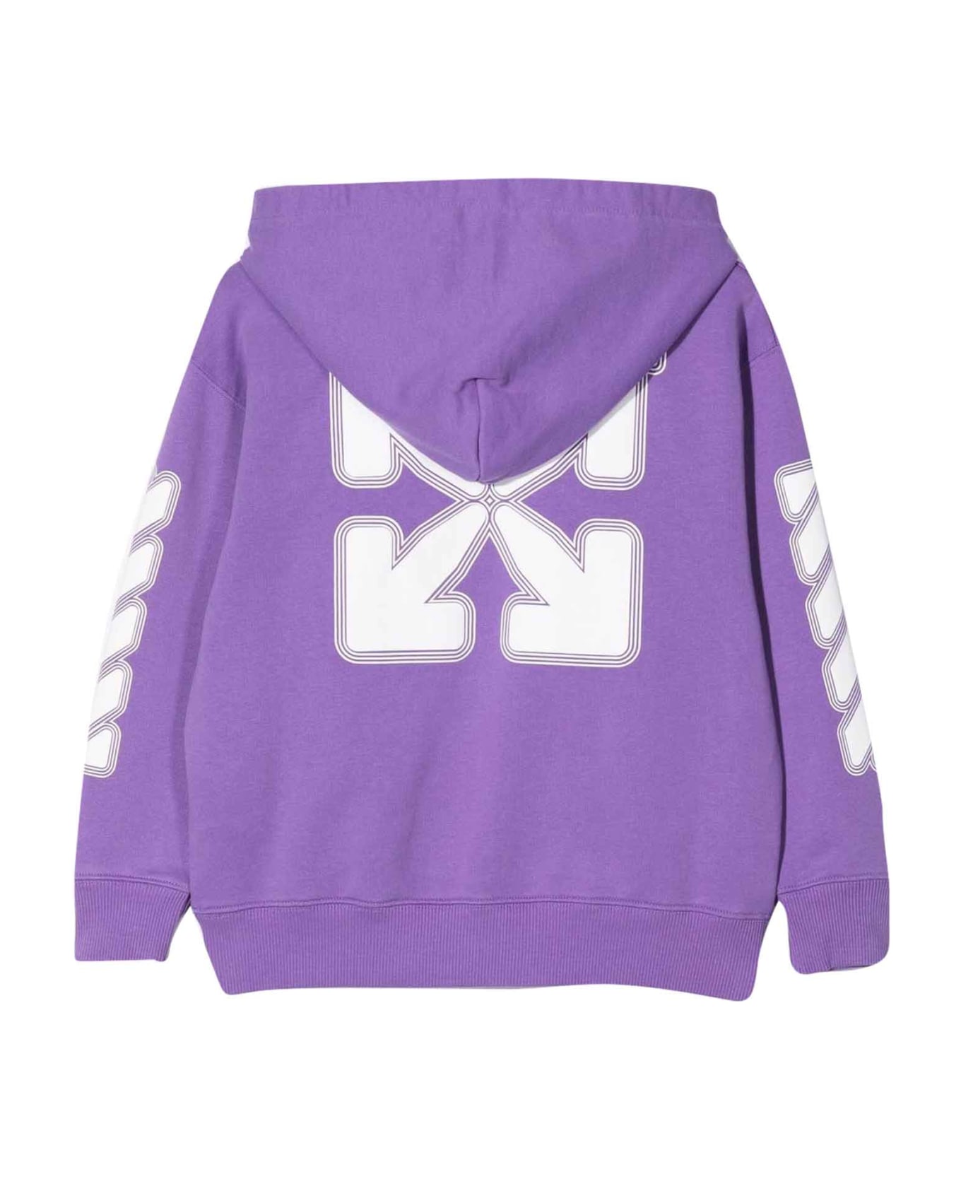 off white purple sweatshirt